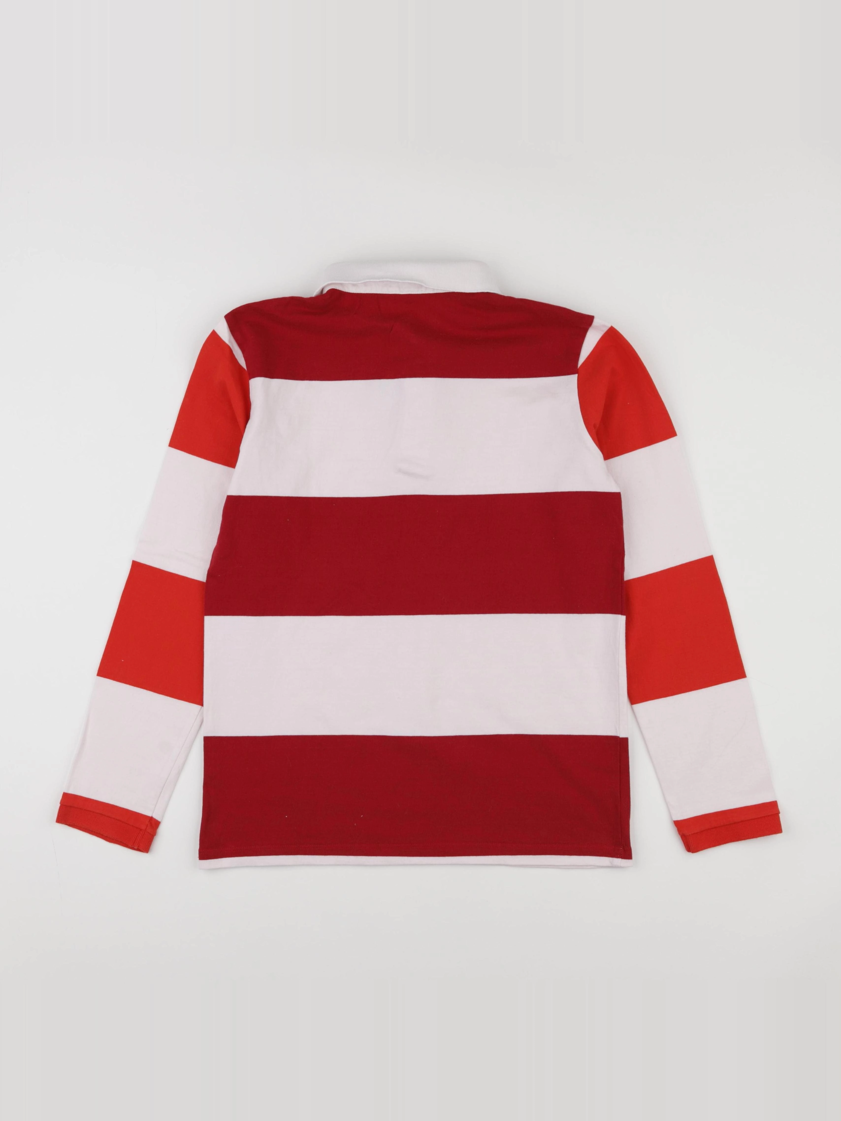 Jacadi - polo rouge, blanc - 12 ans