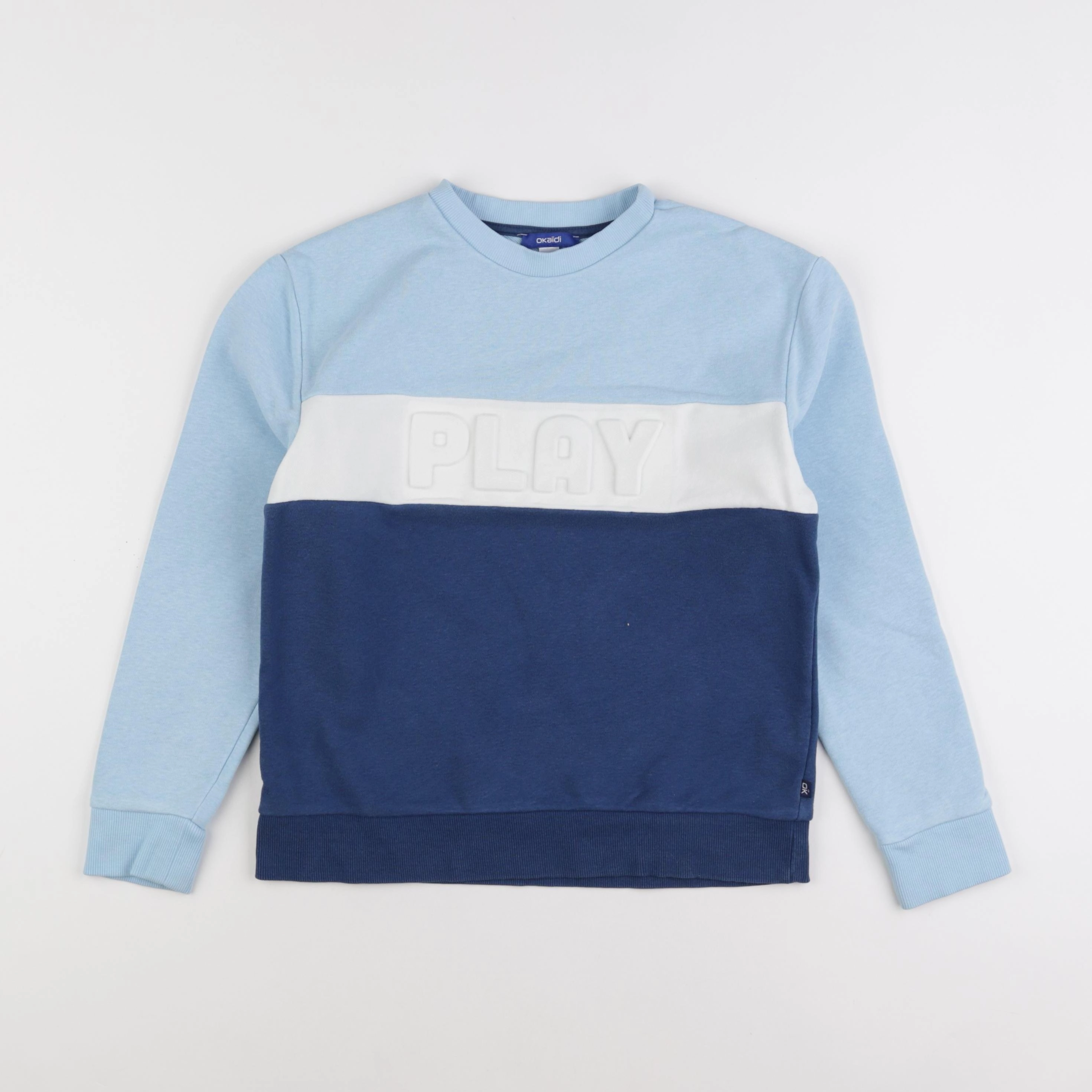 Okaidi - sweat bleu - 10 ans
