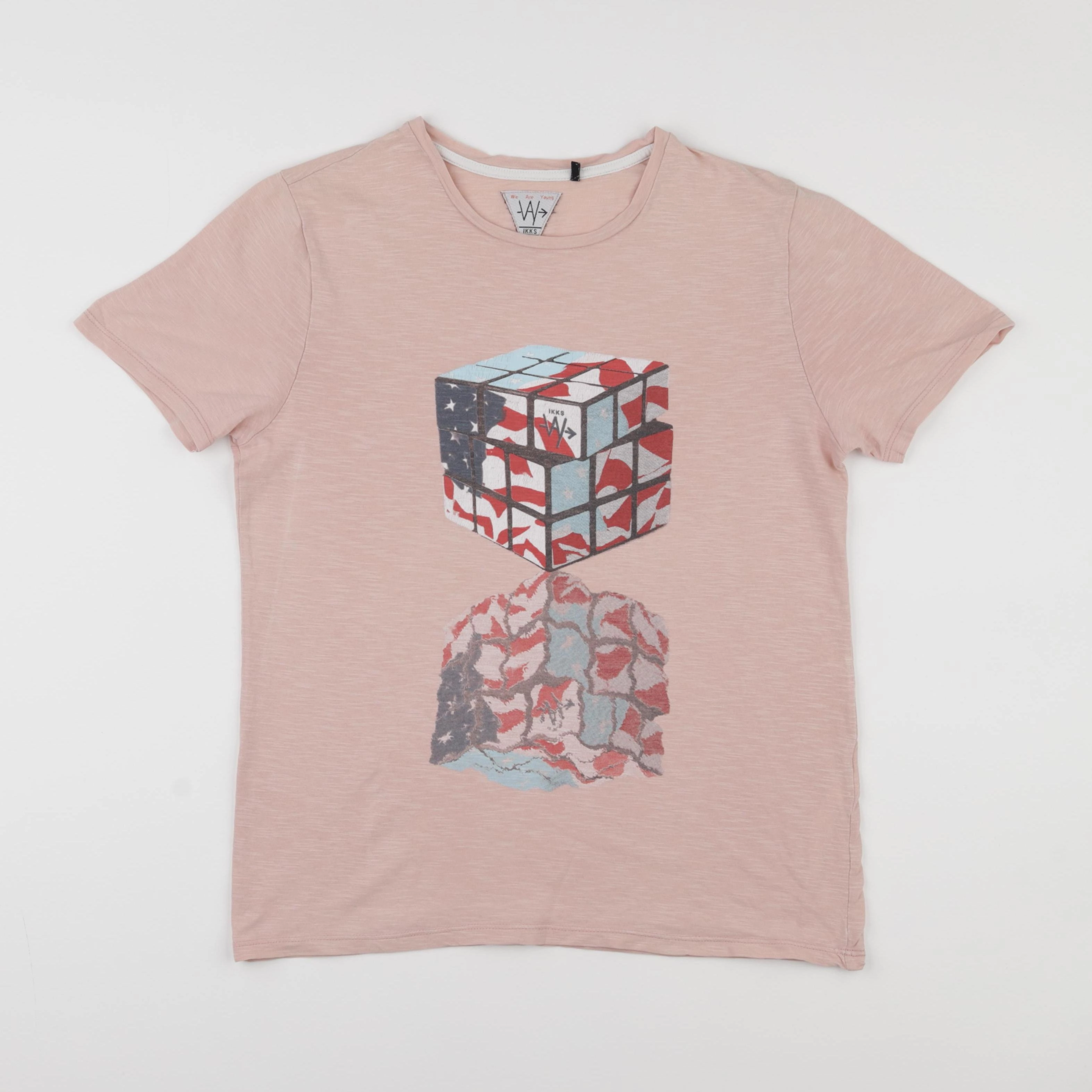 IKKS - tee-shirt rose - 14 ans