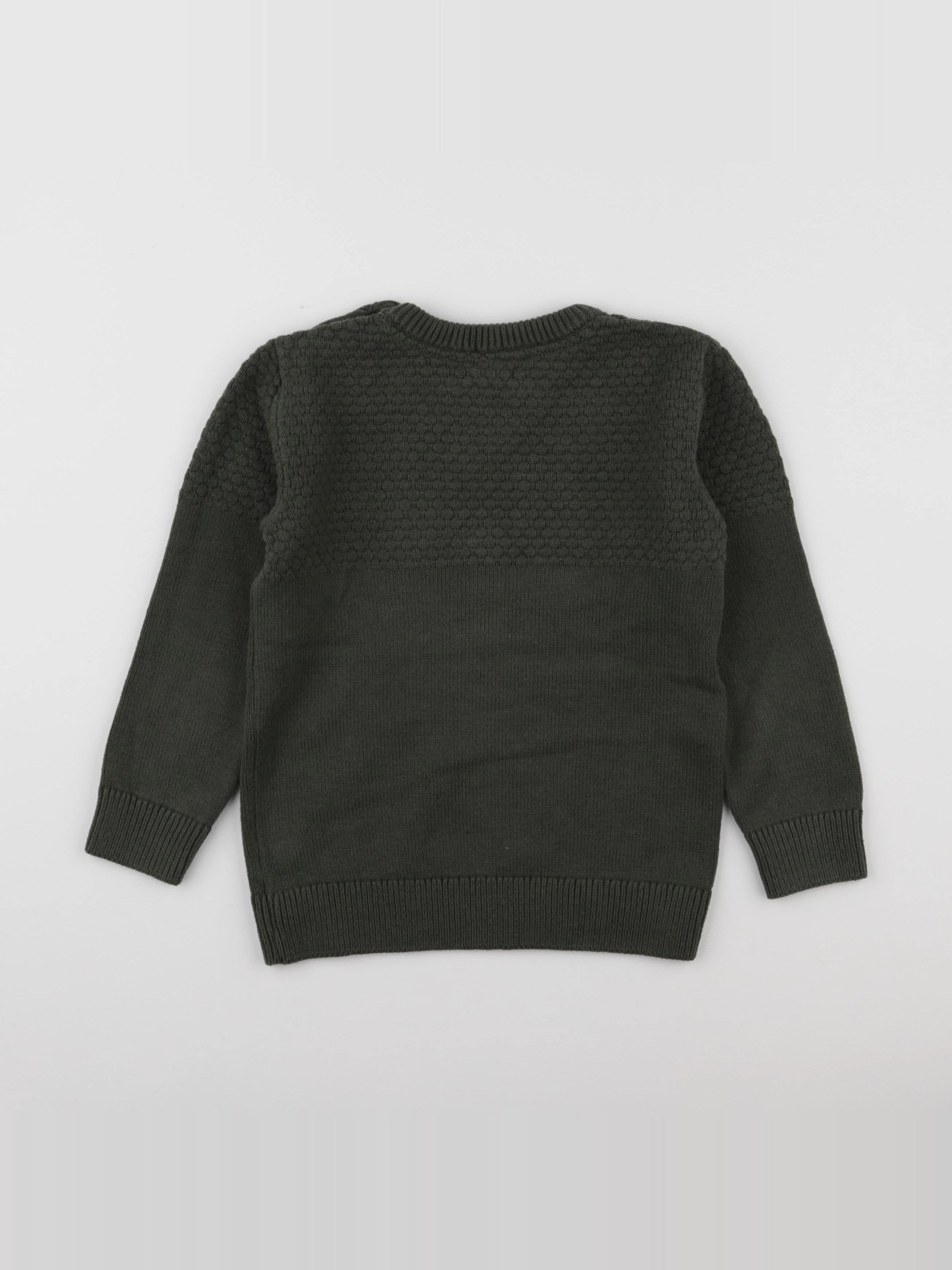 Vertbaudet - pull vert - 6 ans