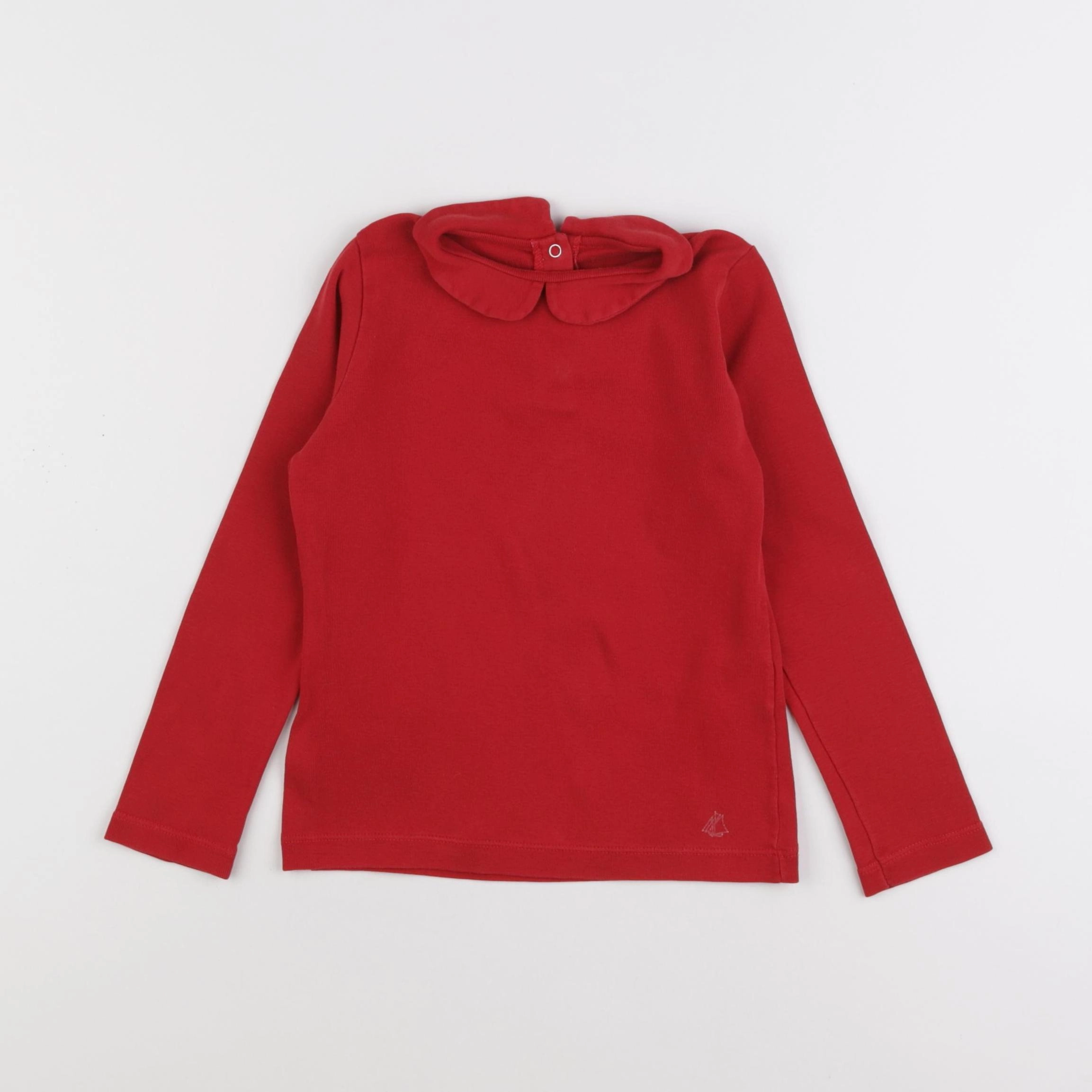 Petit Bateau - tee-shirt rouge - 5 ans