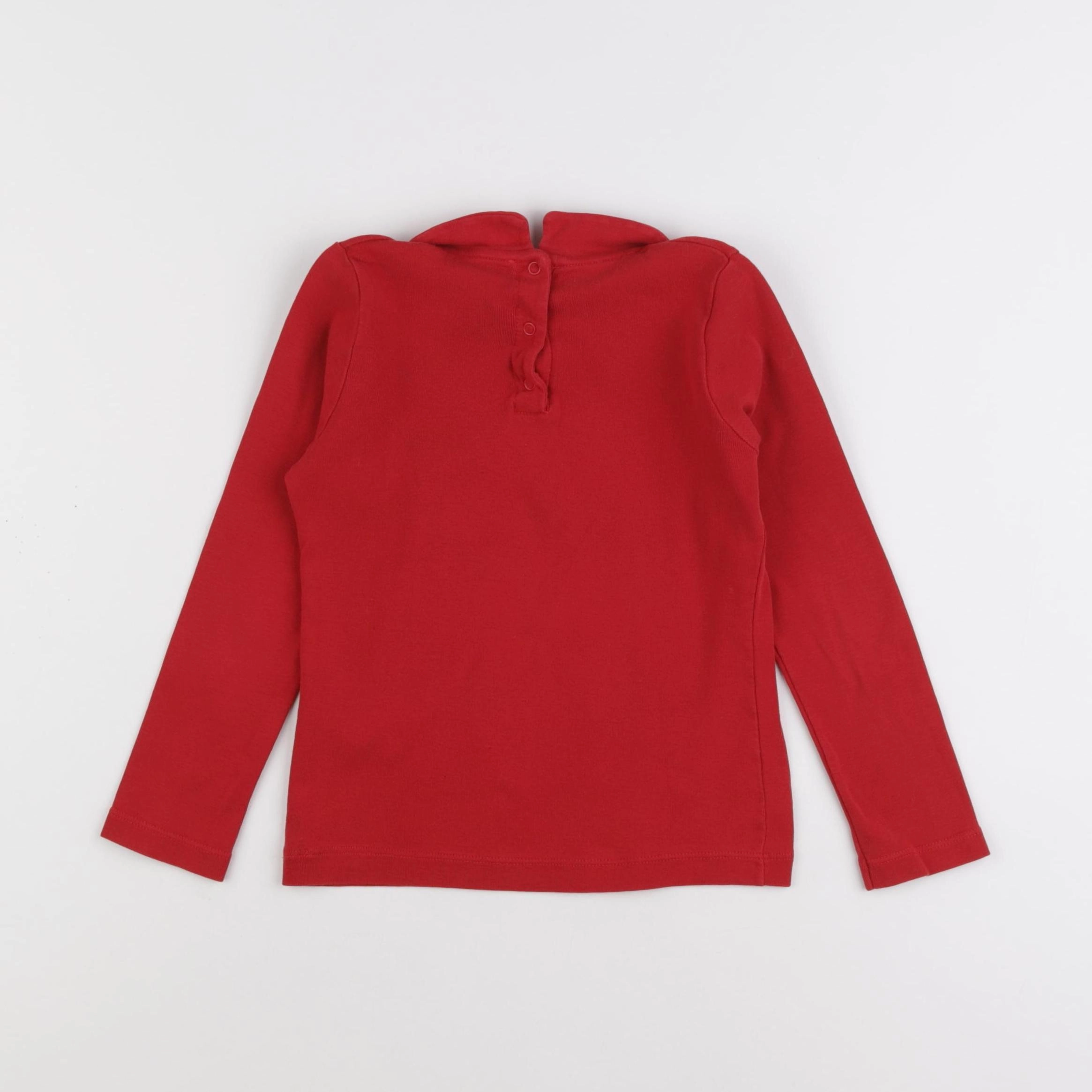Petit Bateau - tee-shirt rouge - 5 ans
