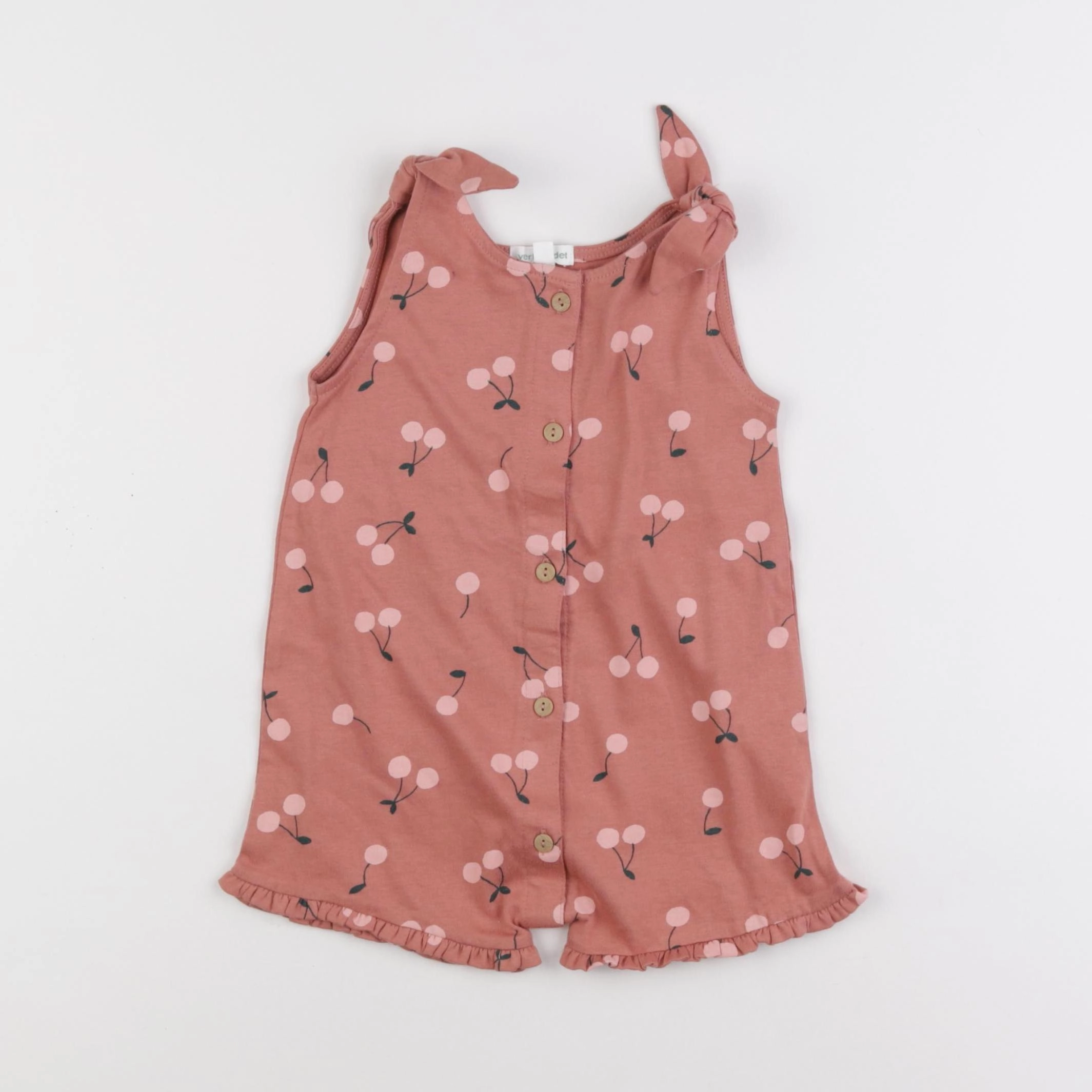 Vertbaudet - combinaison rose - 12 mois