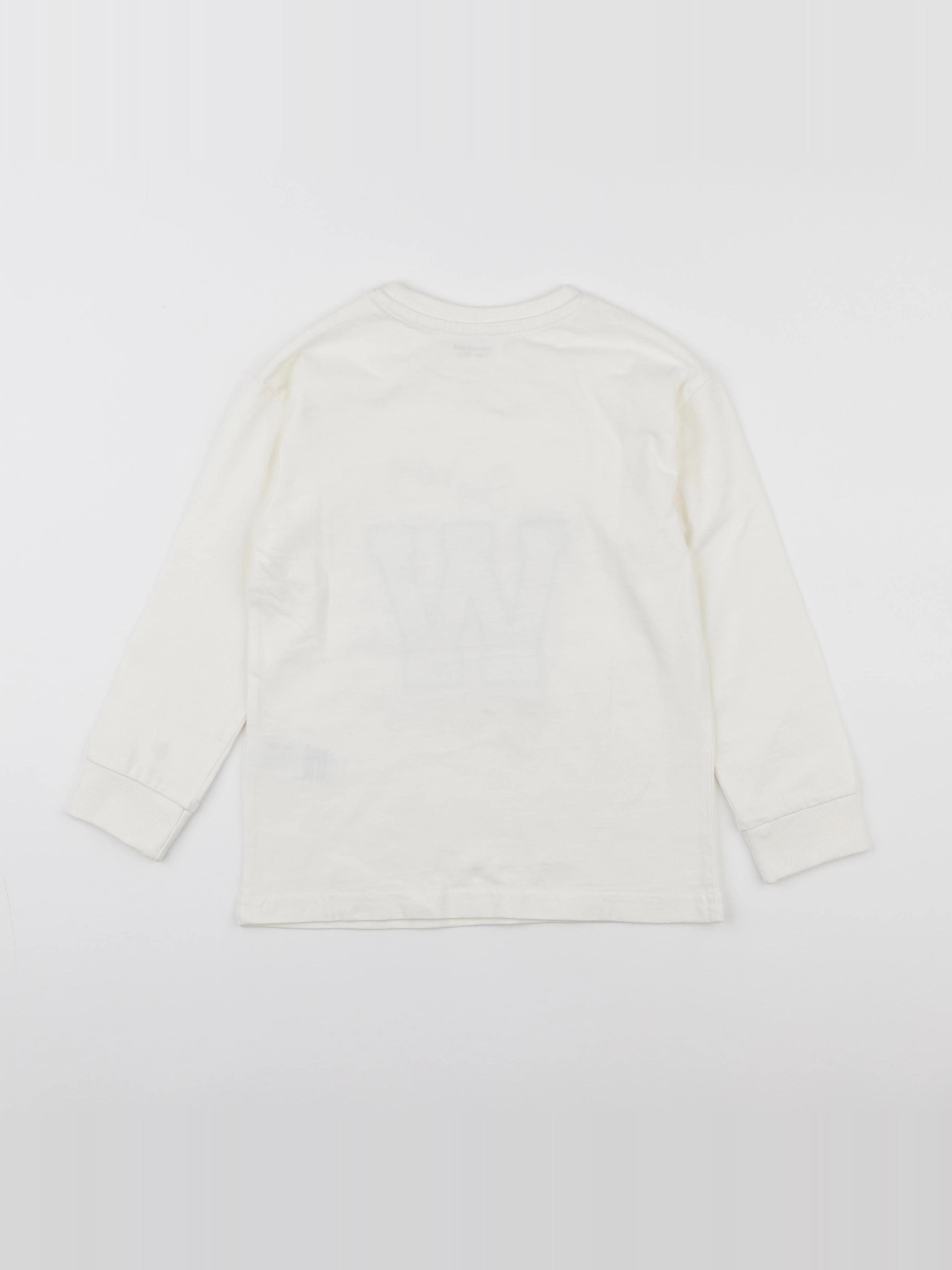 Vertbaudet - tee-shirt blanc - 6 ans