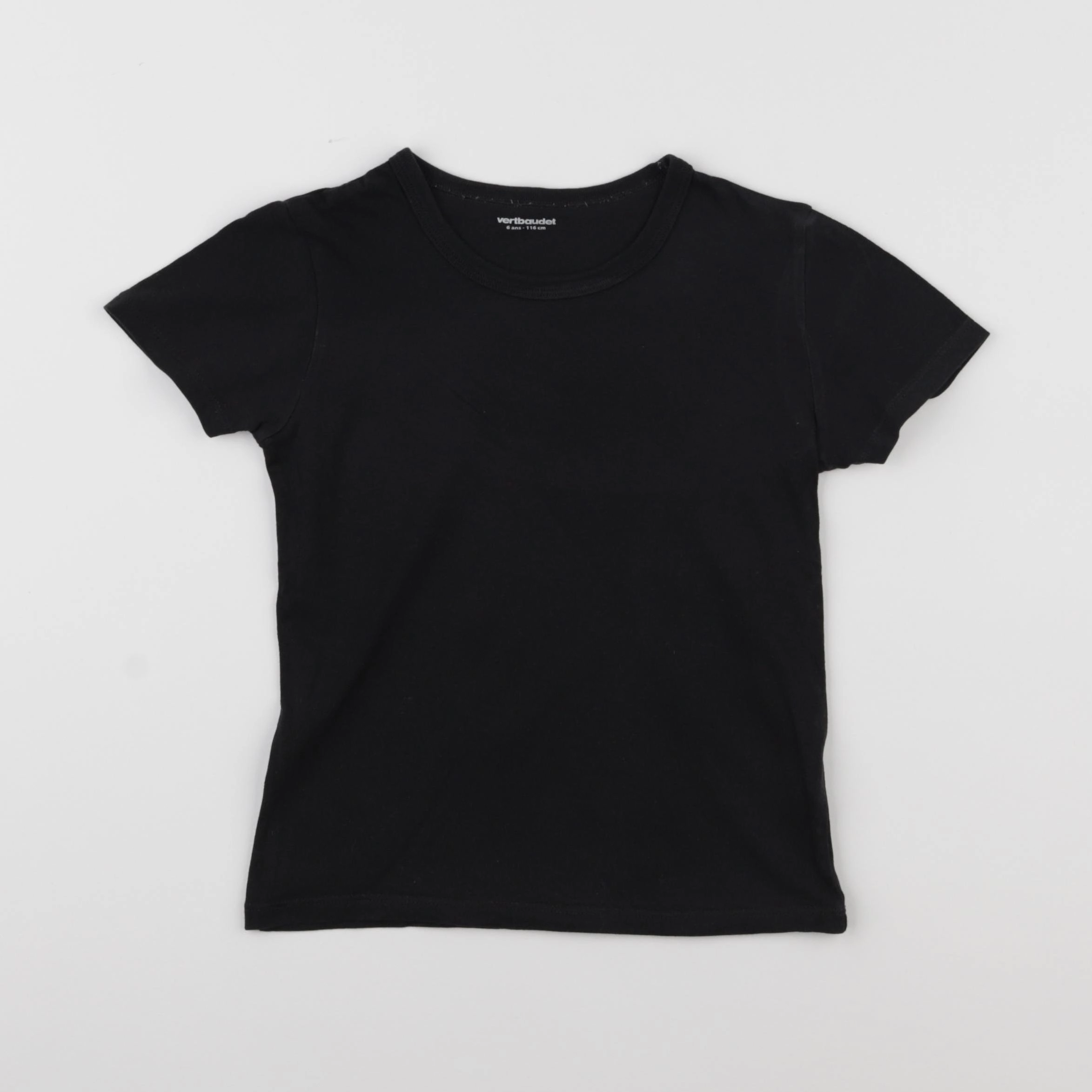 Vertbaudet - maillot de corps noir - 6 ans