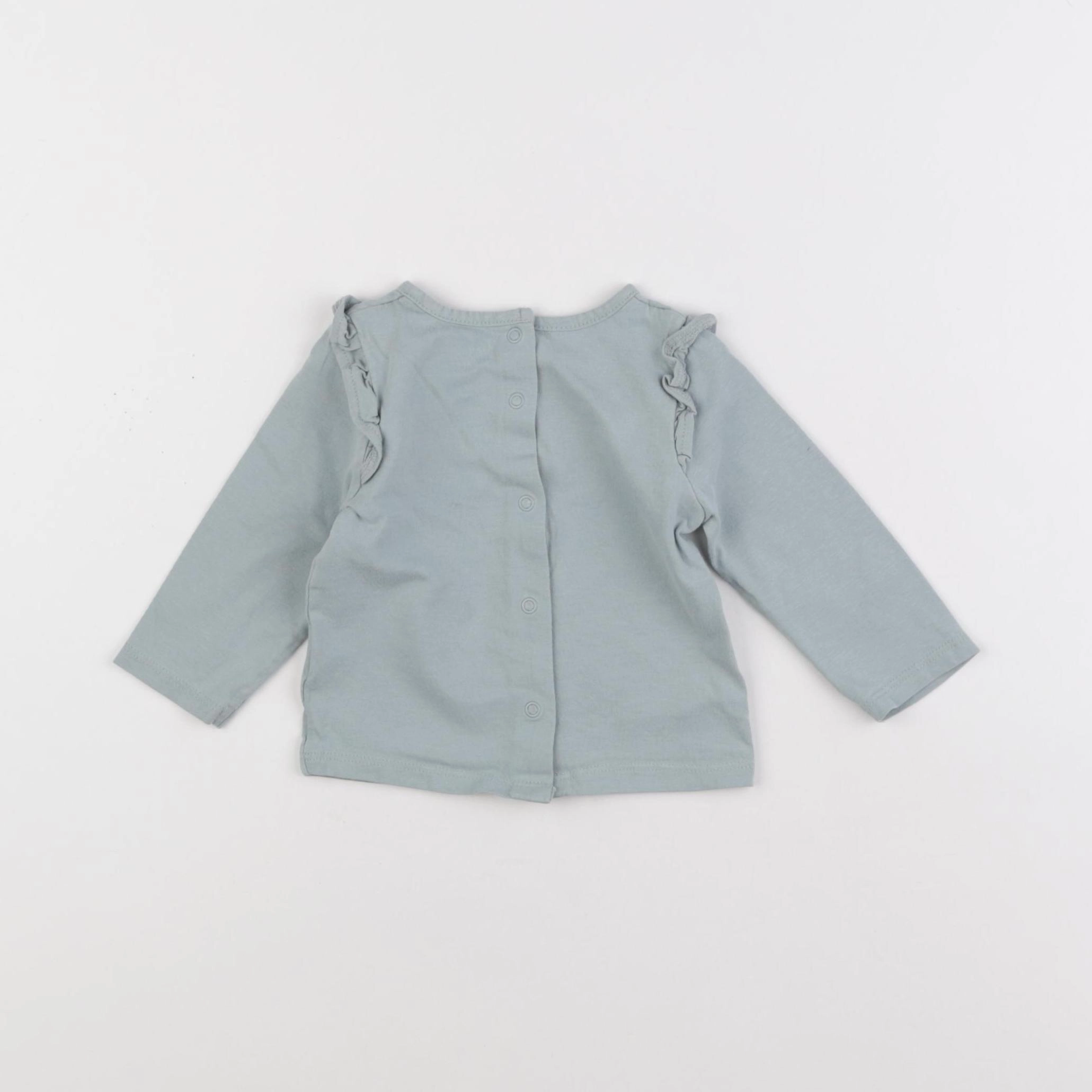Vertbaudet - tee-shirt vert - 6 mois