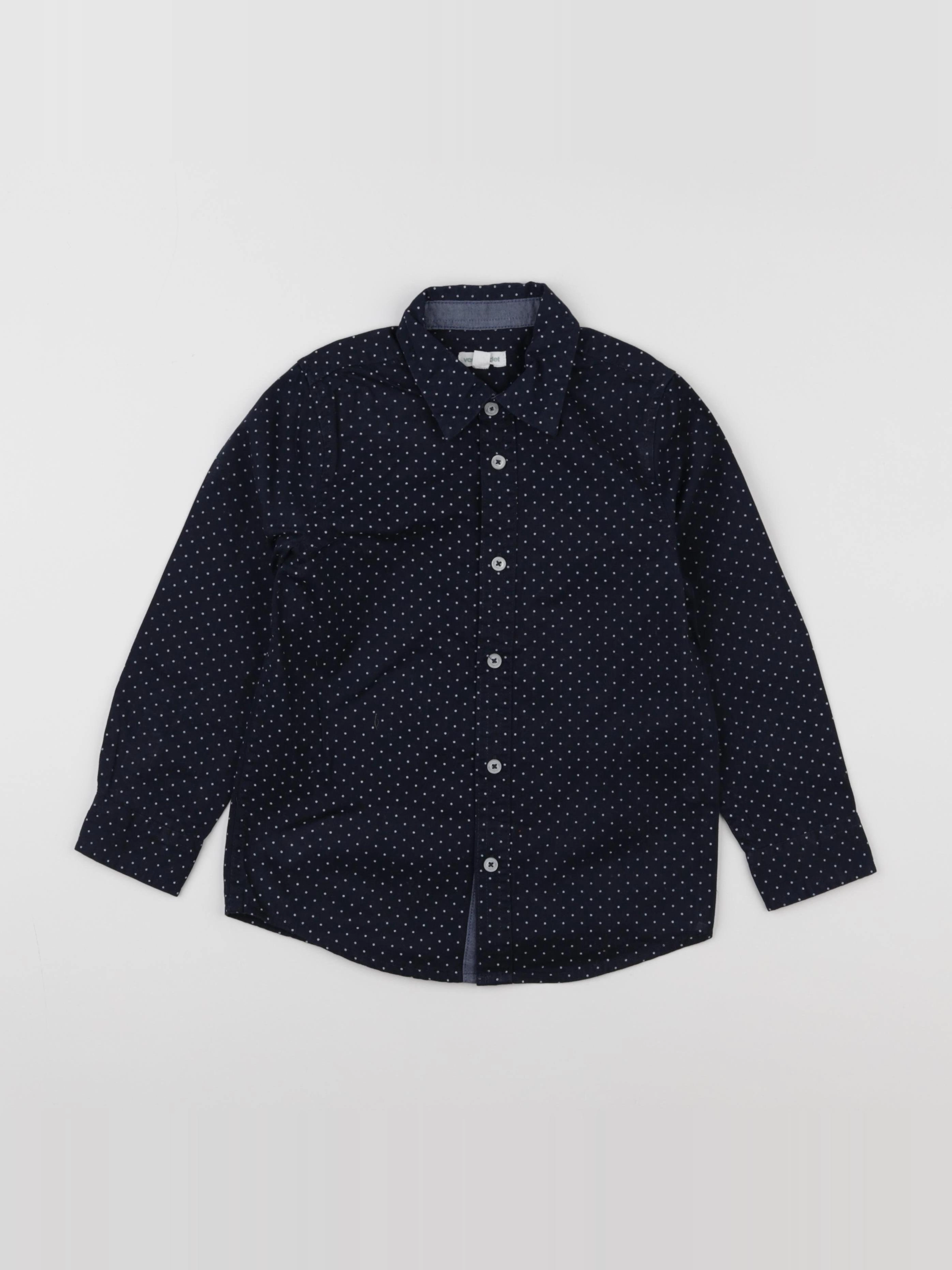 Vertbaudet - chemise bleu - 6 ans