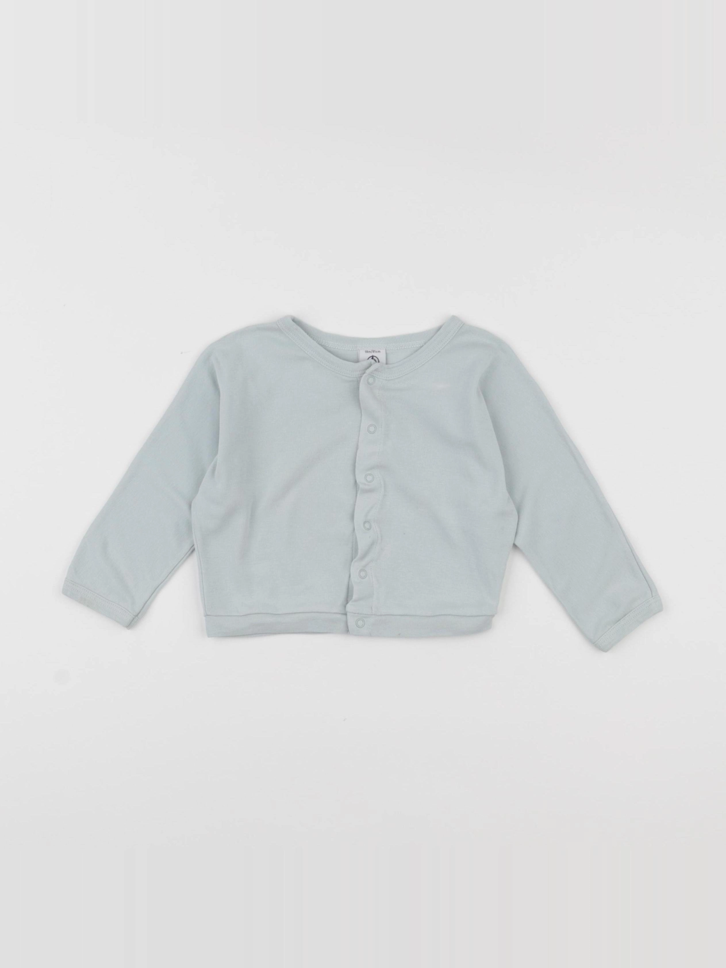 Petit Bateau - tee-shirt vert - 18 mois