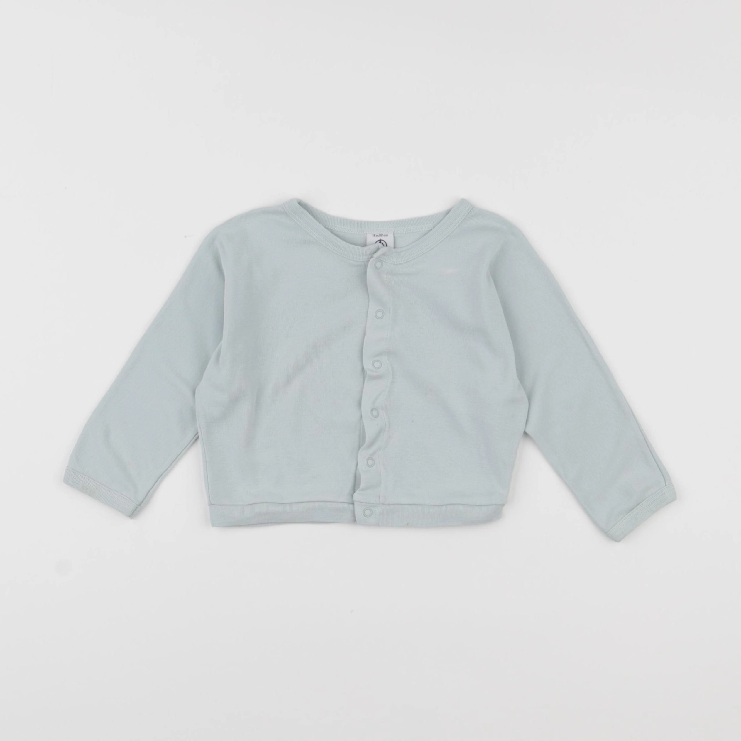 Petit Bateau - tee-shirt vert - 18 mois