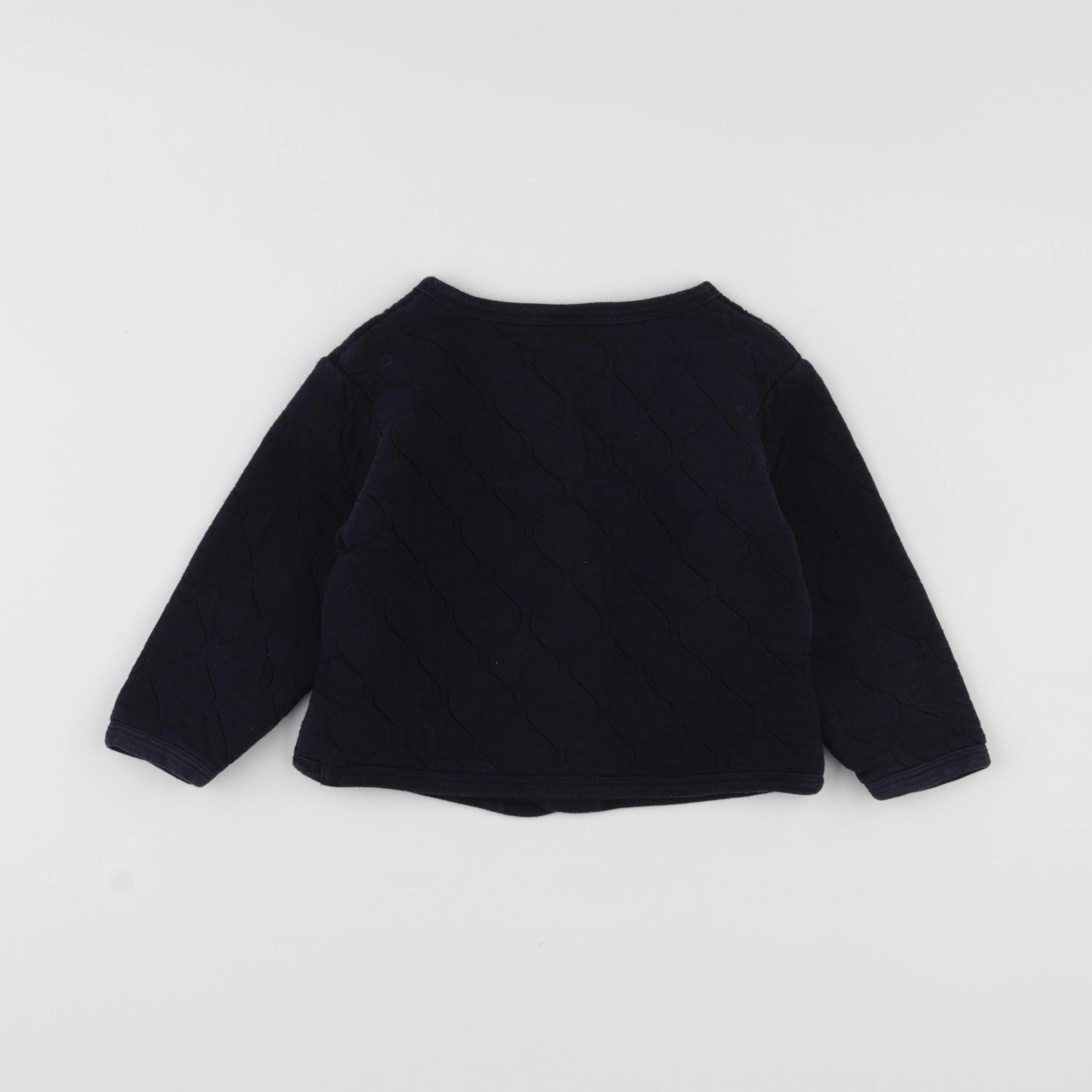 Petit Bateau - gilet bleu - 2 ans