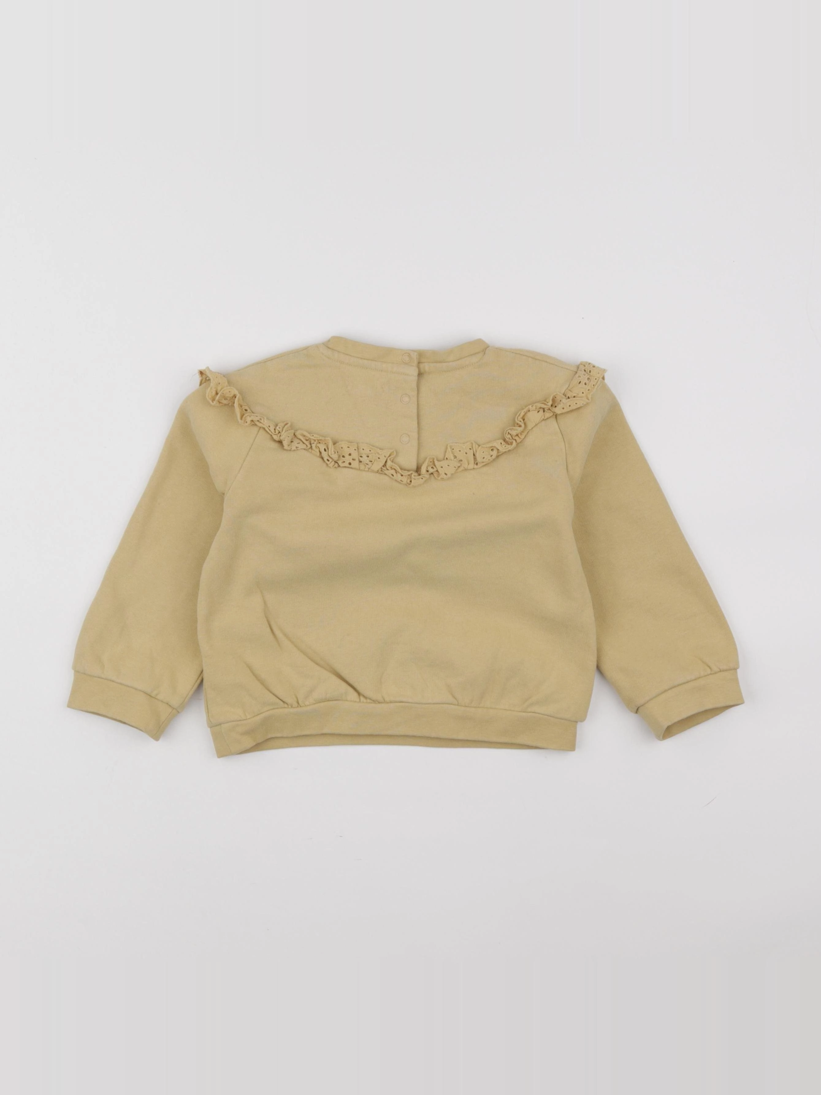 Vertbaudet - sweat jaune - 3 ans