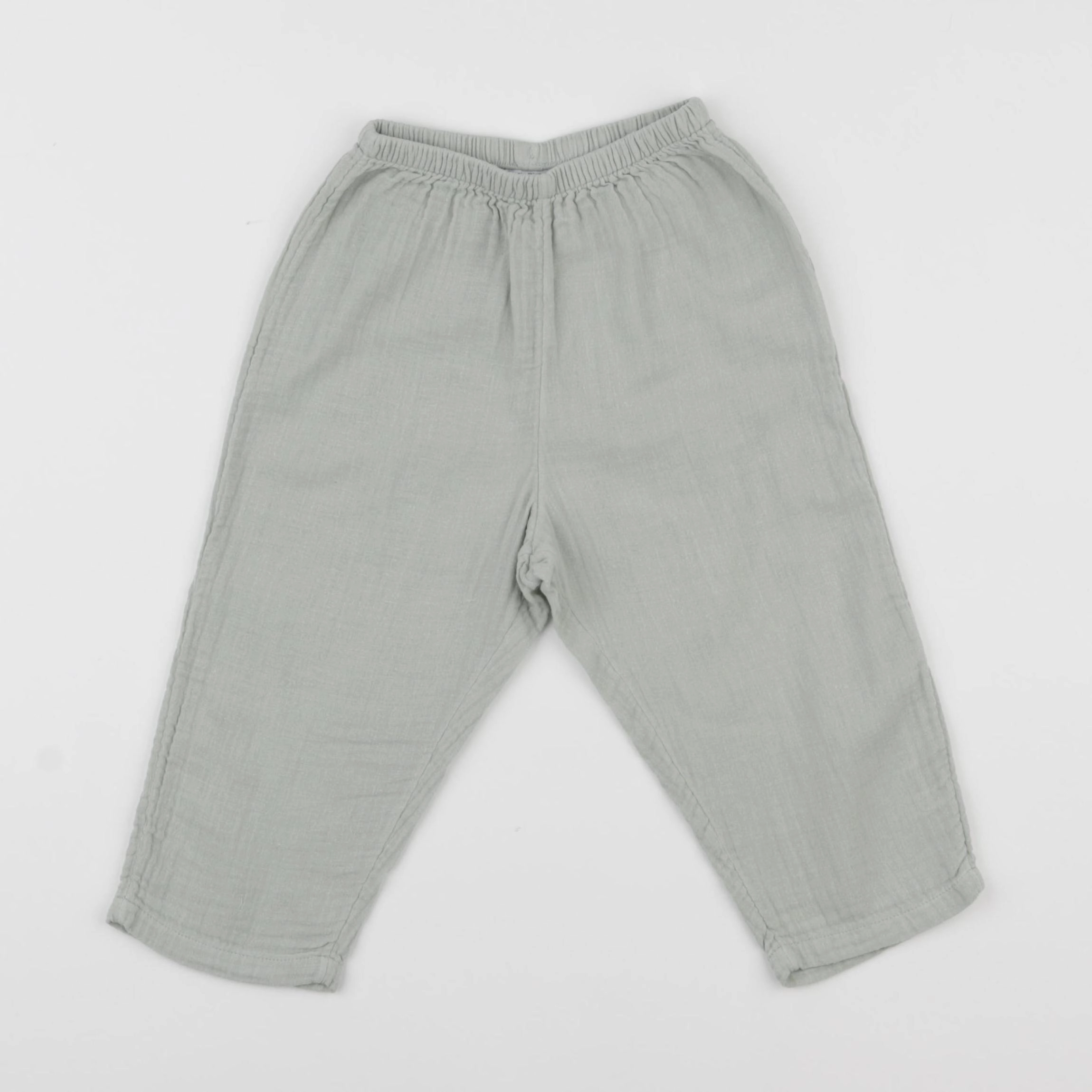 Petit Bateau - pantalon vert - 24 mois