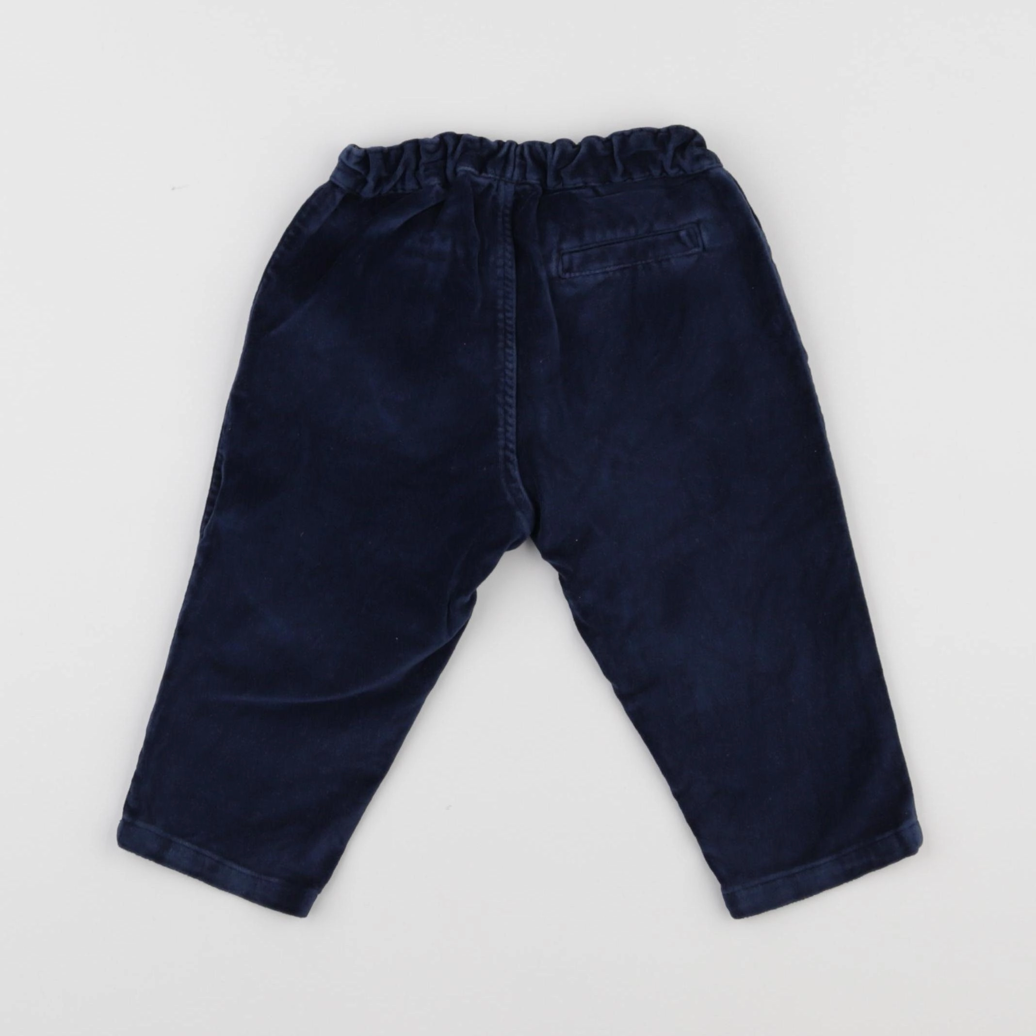 Petit Bateau - pantalon bleu - 18 mois