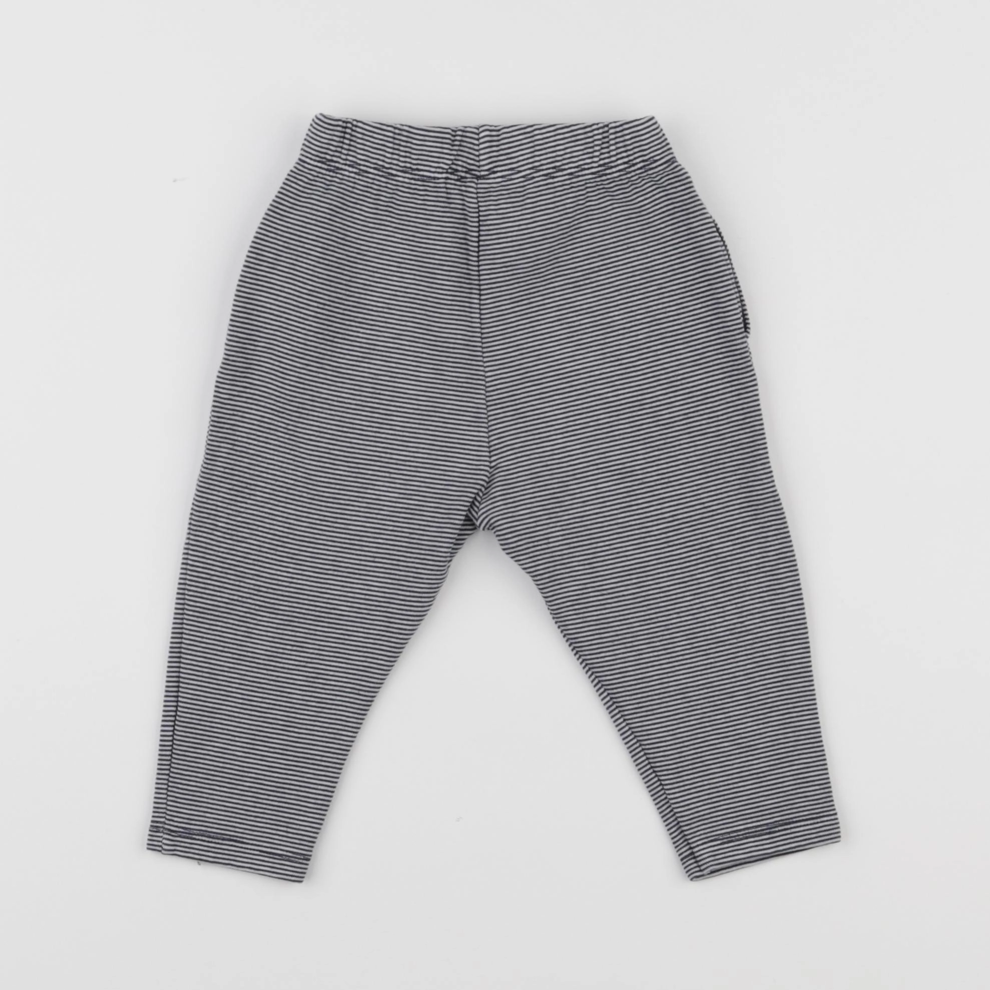 Petit Bateau - jogging bleu, blanc - 12 mois
