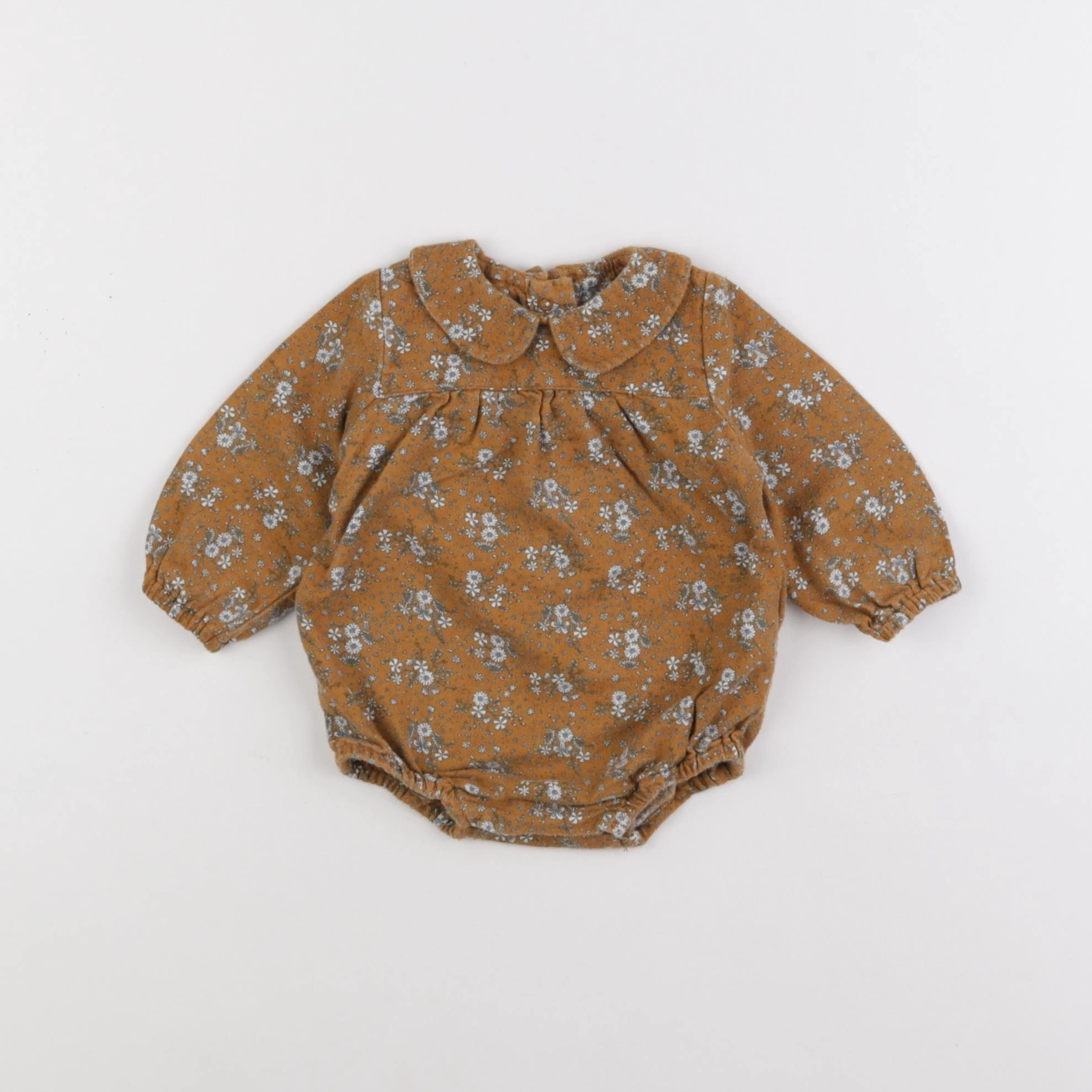 Vertbaudet - combinaison marron - 3 mois