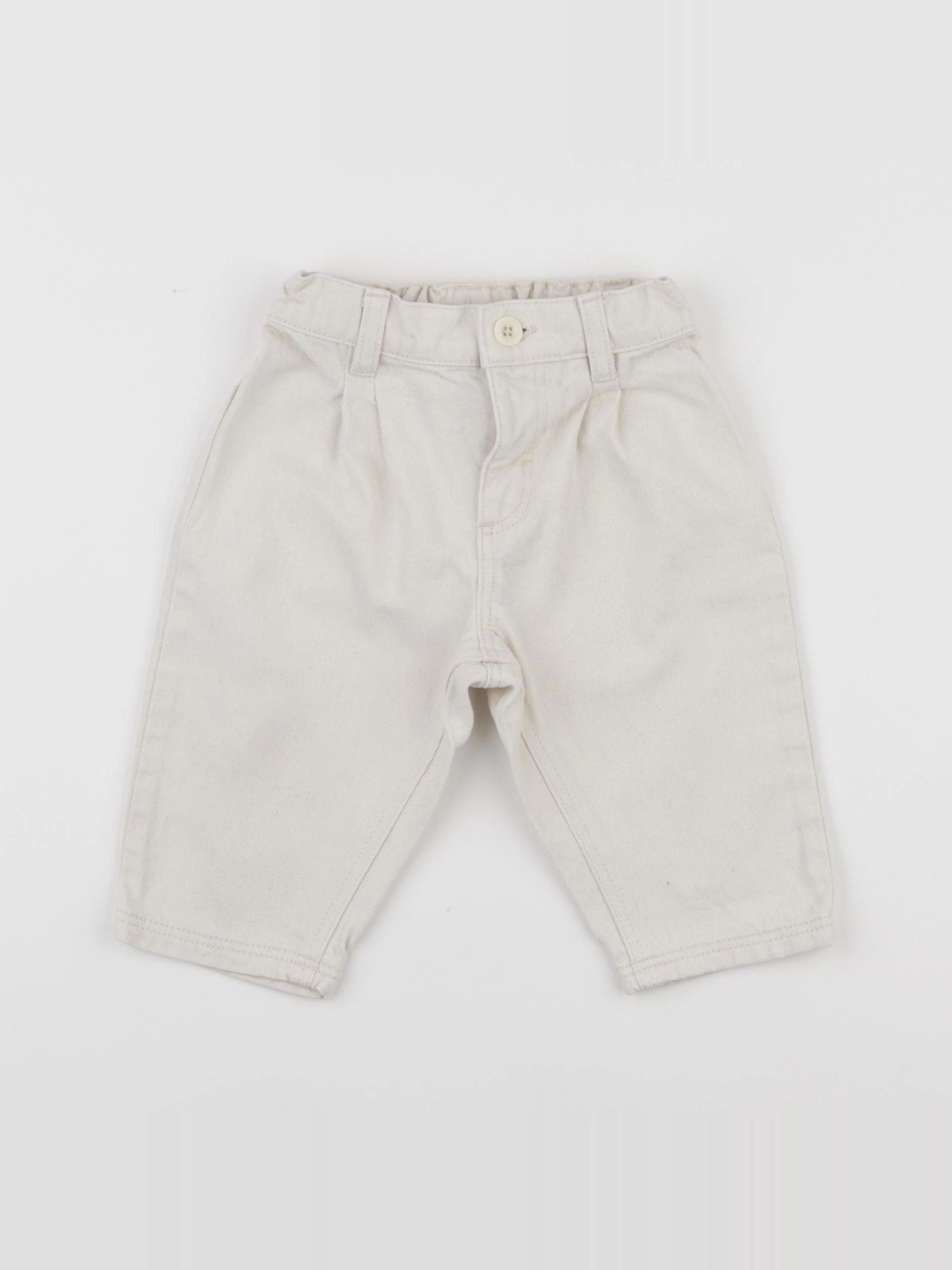 Petit Bateau - pantalon beige - 12 mois