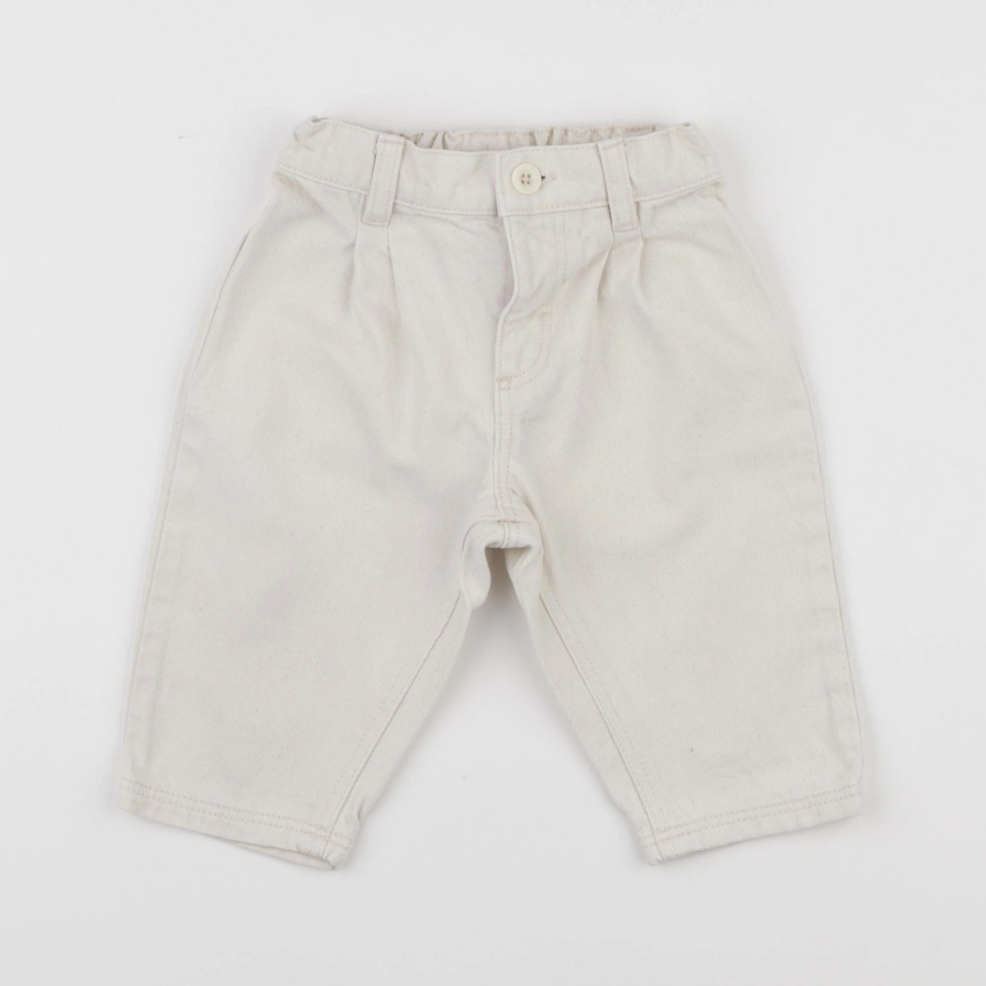 Petit Bateau - pantalon beige - 12 mois
