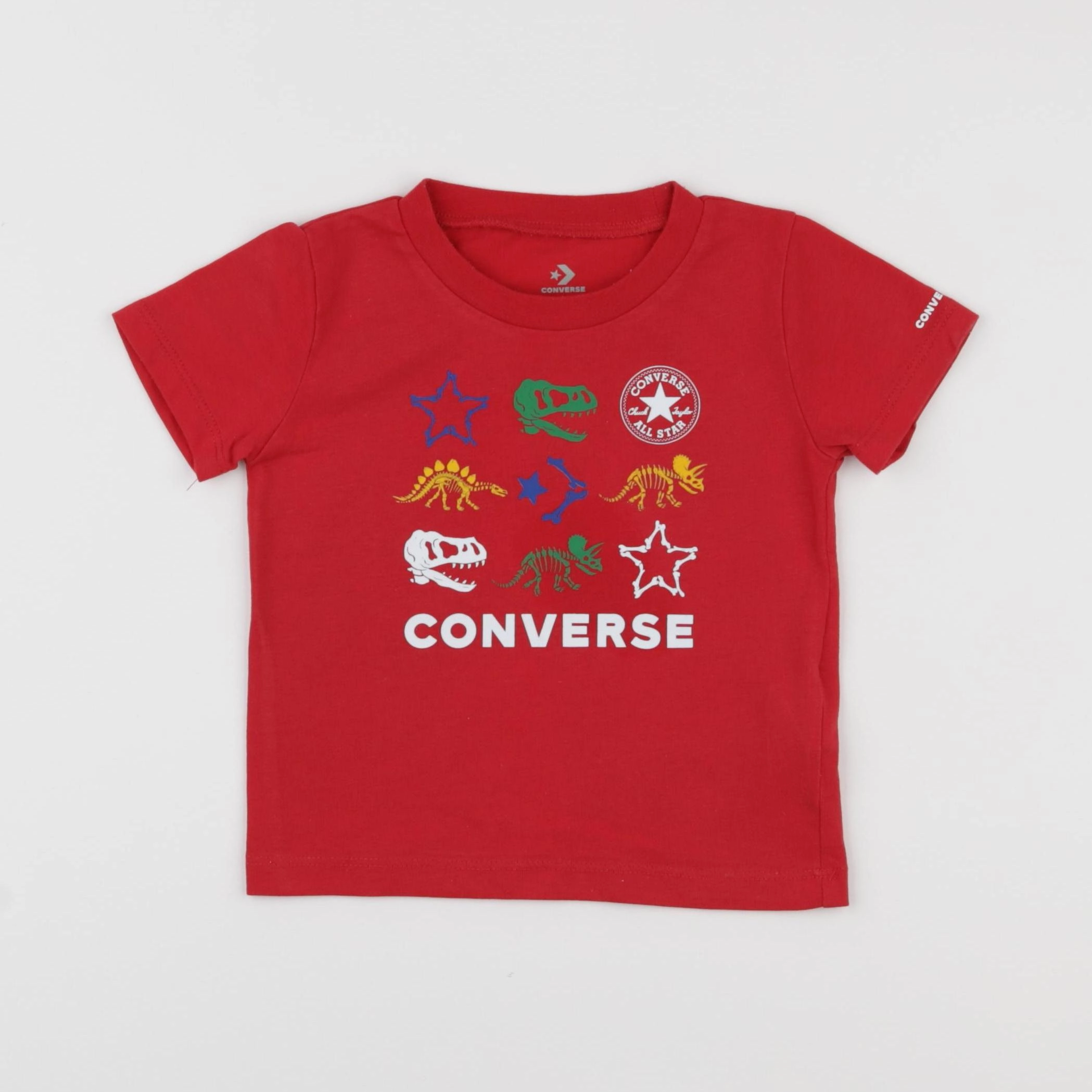 Converse - tee-shirt rouge - 18 mois