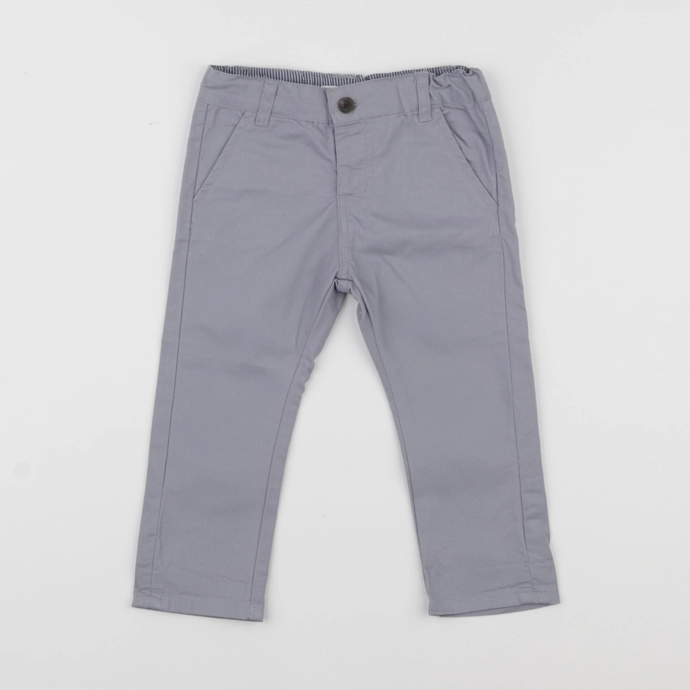 Vertbaudet - pantalon gris - 12 mois