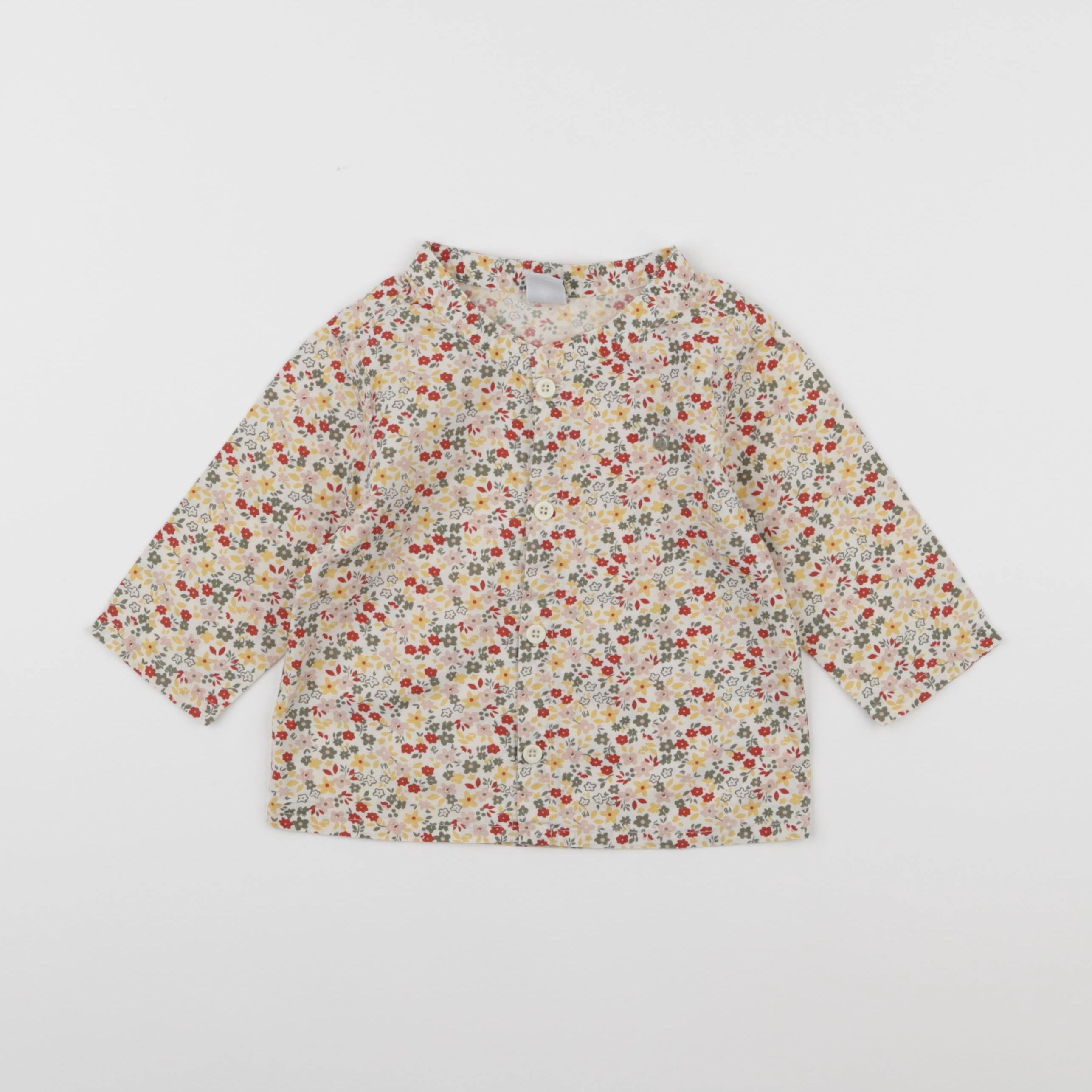 Petit Bateau - blouse multicolore - 18 mois