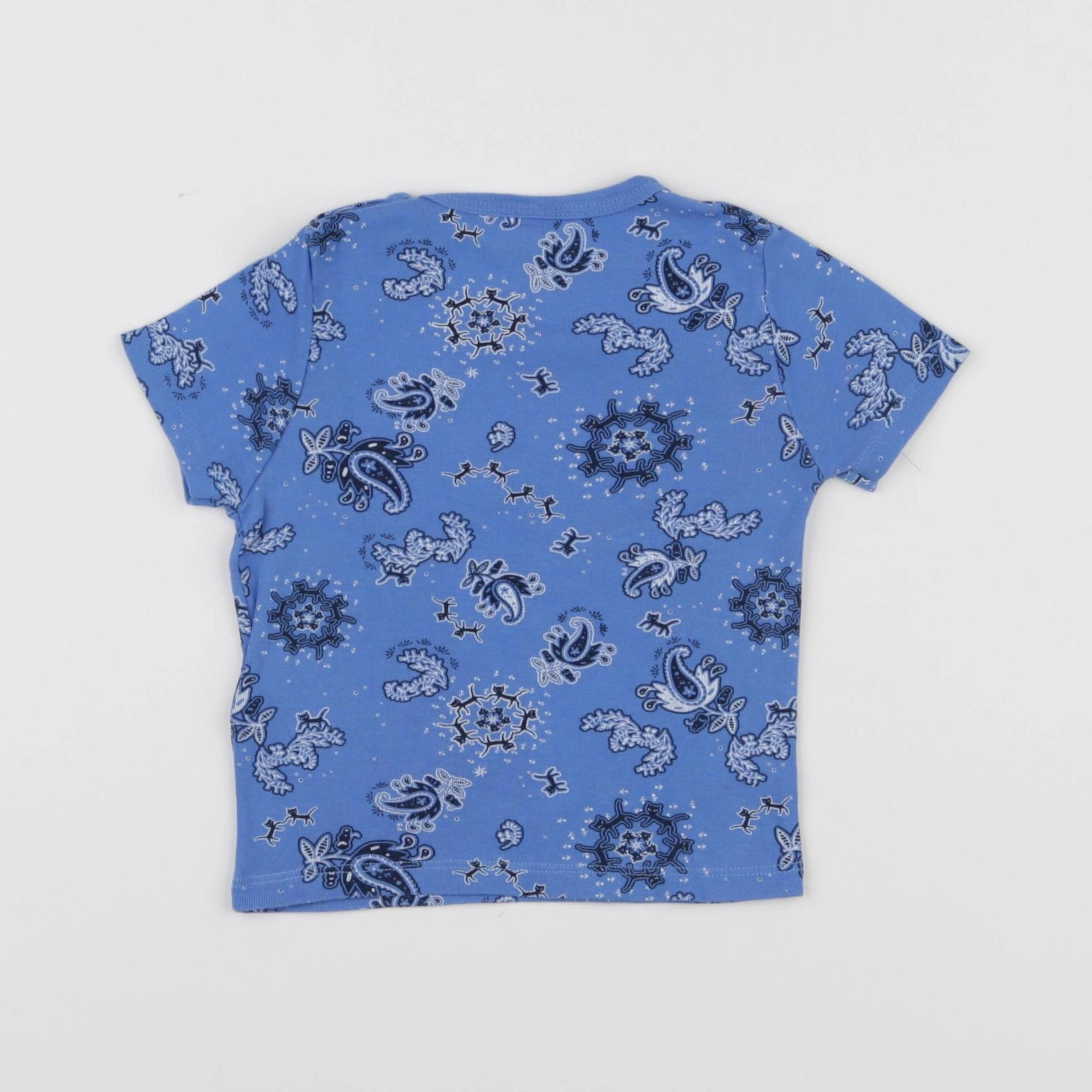 Petit Bateau - maillot de corps bleu - 18 mois