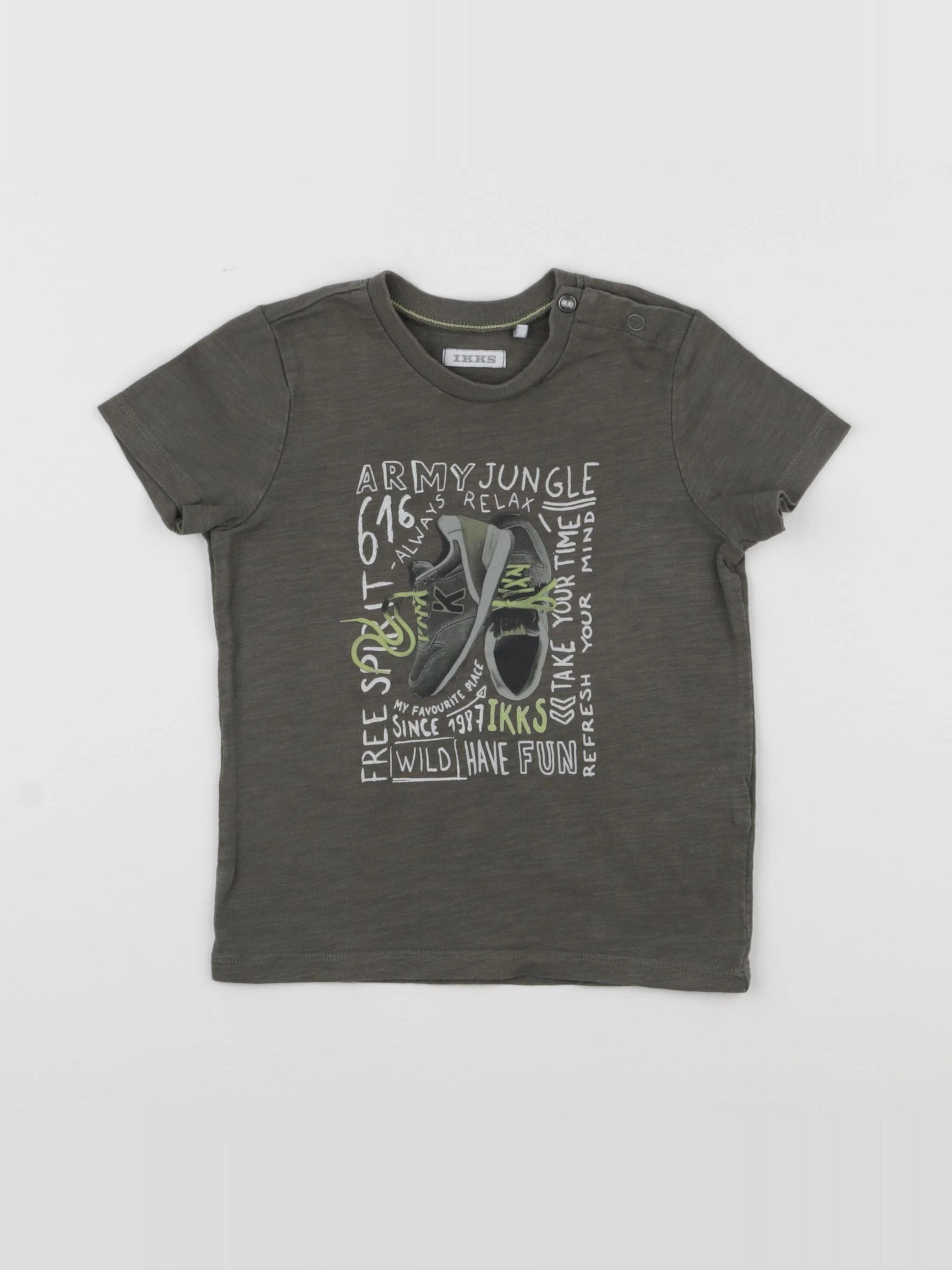 IKKS - tee-shirt vert - 18 mois