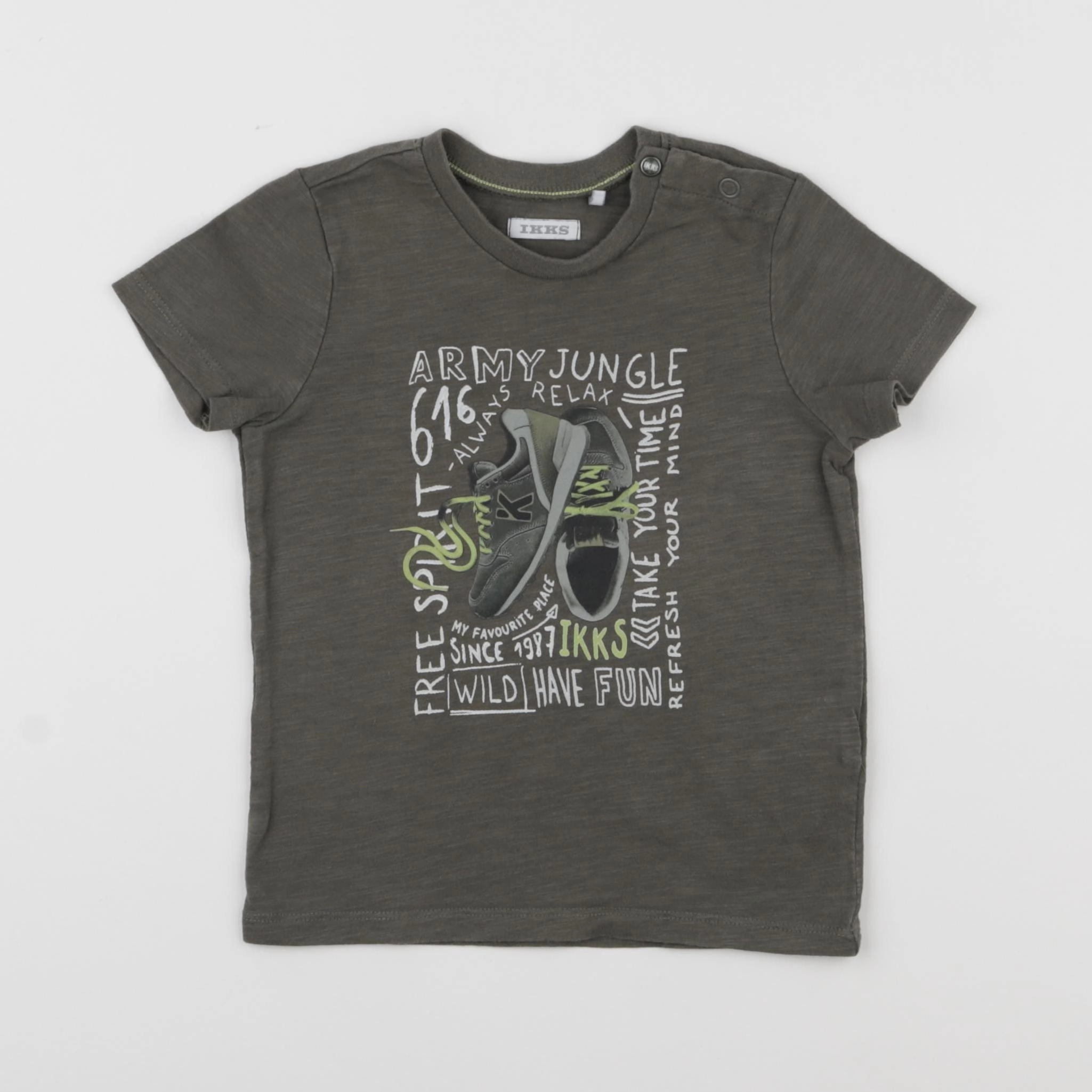 IKKS - tee-shirt vert - 18 mois