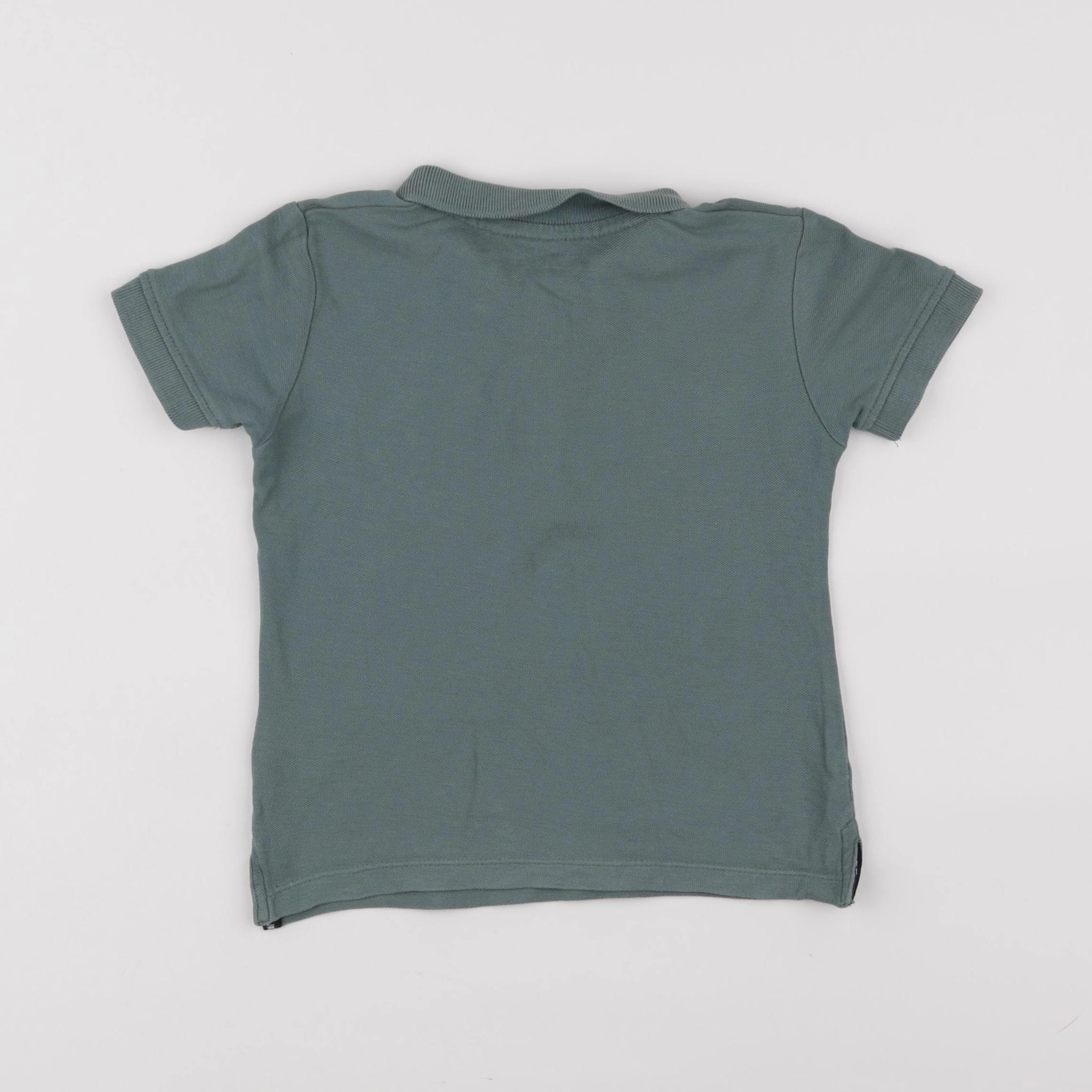 Vertbaudet - polo vert - 4 ans