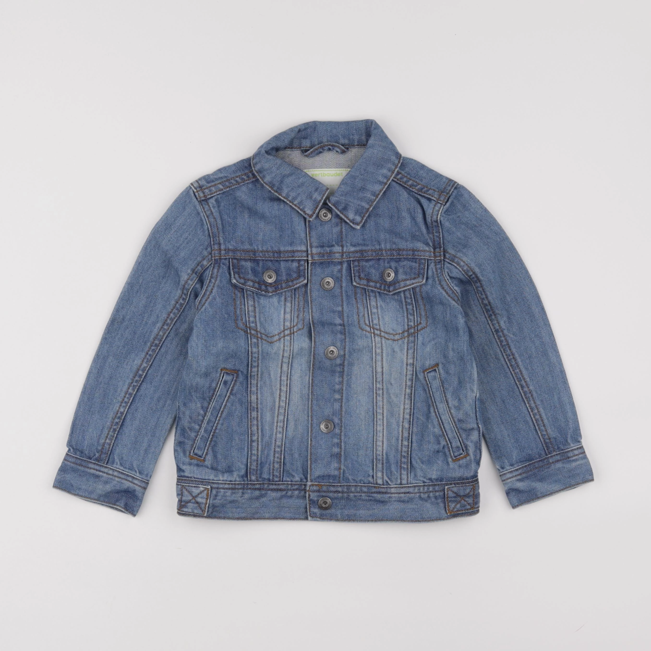 Vertbaudet - veste bleu - 4 ans