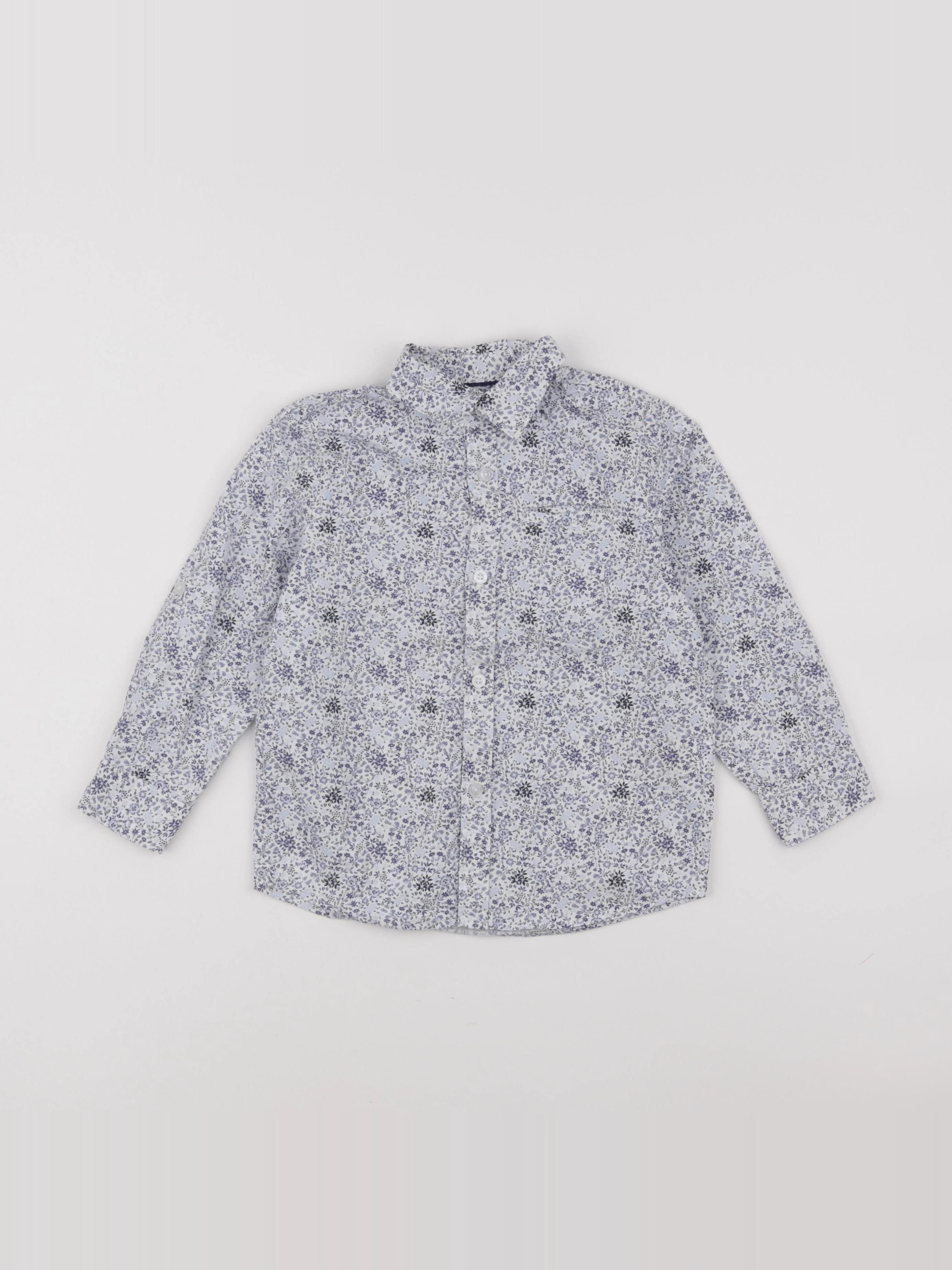 Vertbaudet - chemise bleu - 4 ans
