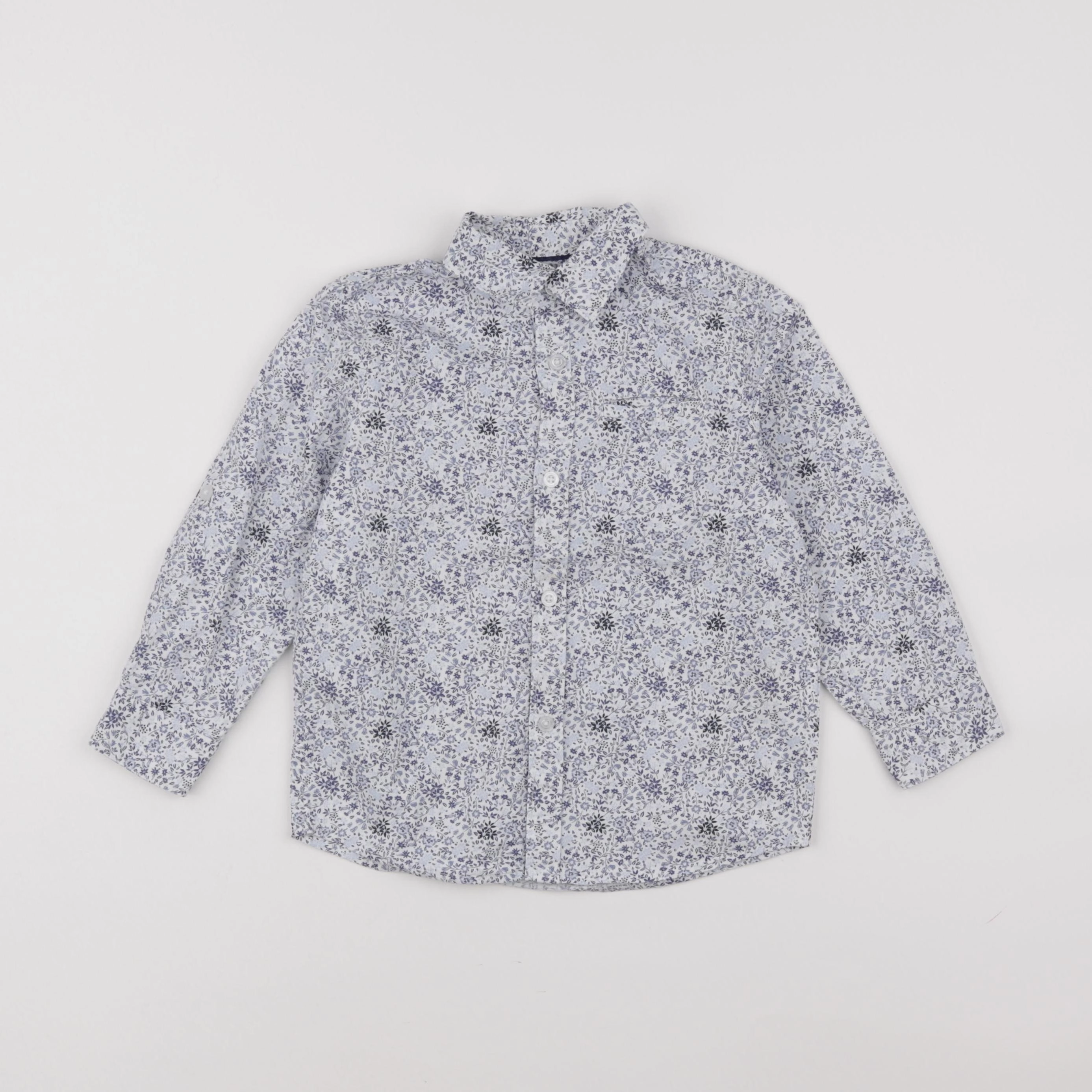 Vertbaudet - chemise bleu - 4 ans