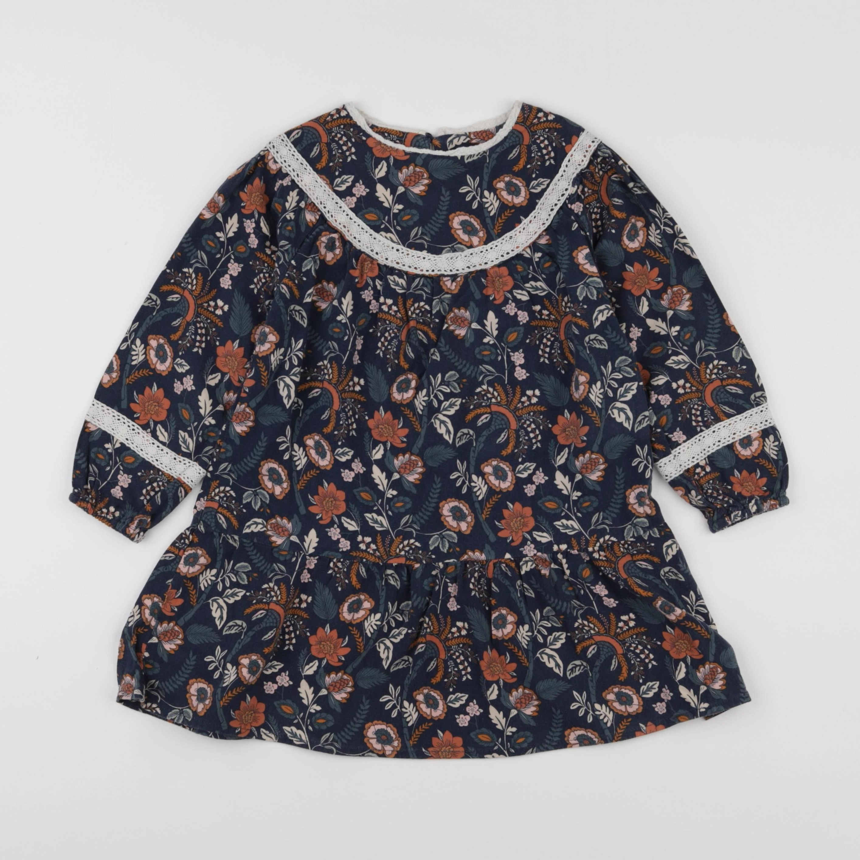 Vertbaudet - robe multicolore - 4 ans