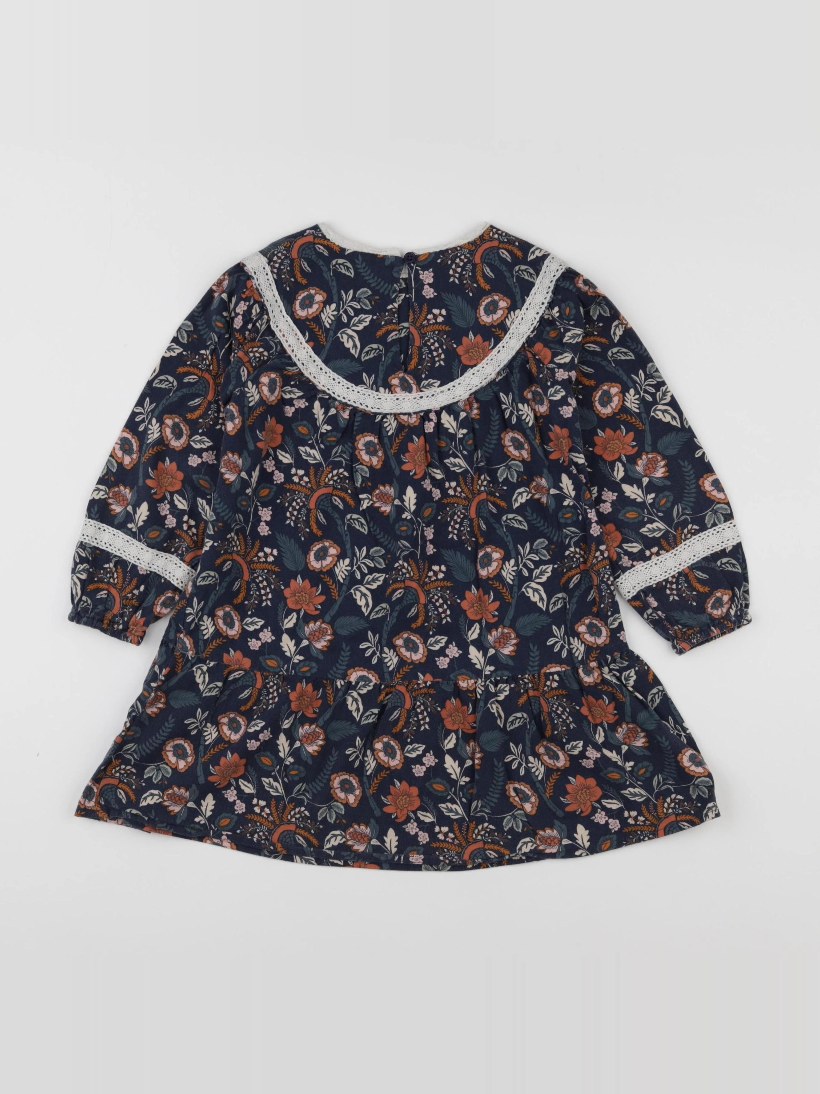 Vertbaudet - robe multicolore - 4 ans