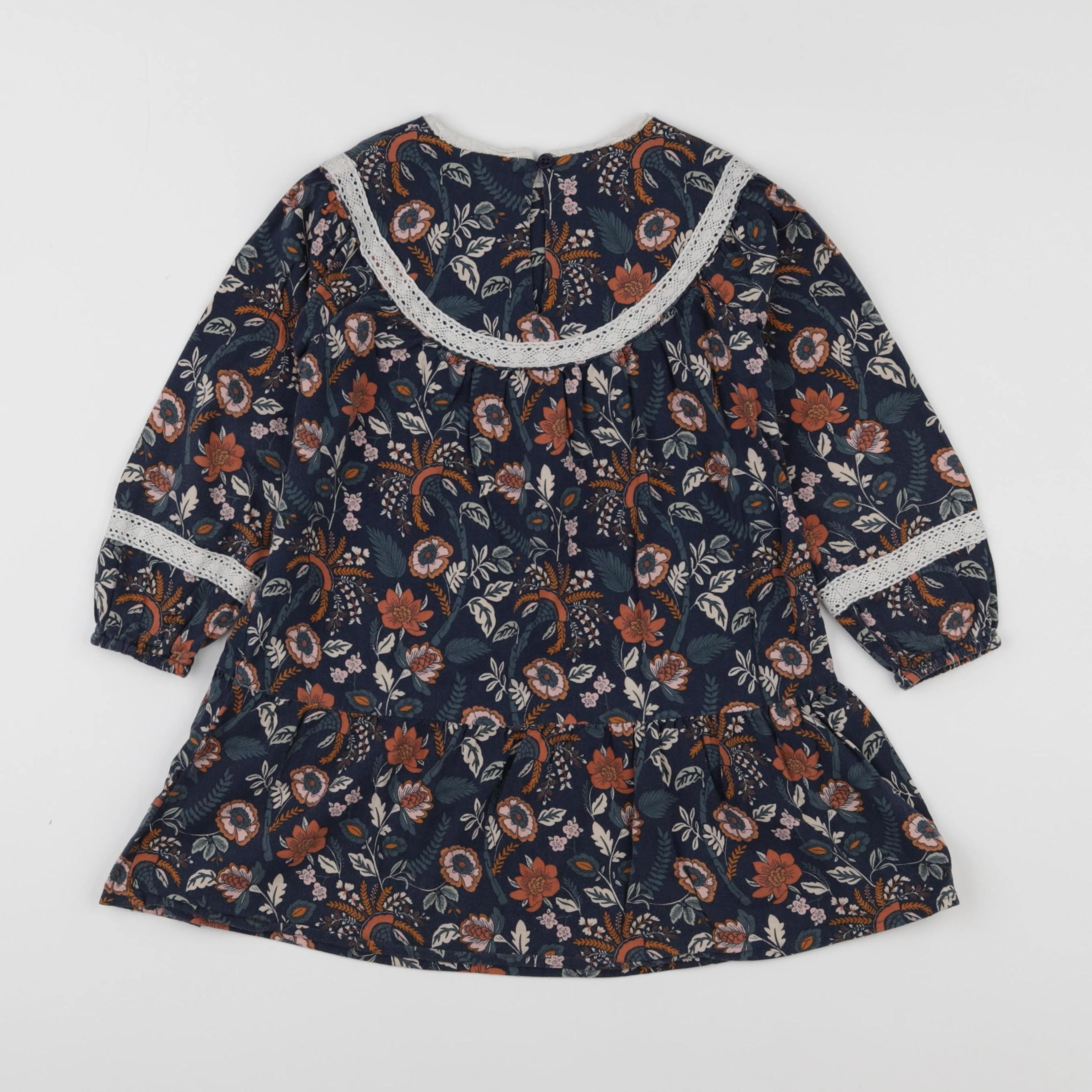 Vertbaudet - robe multicolore - 4 ans