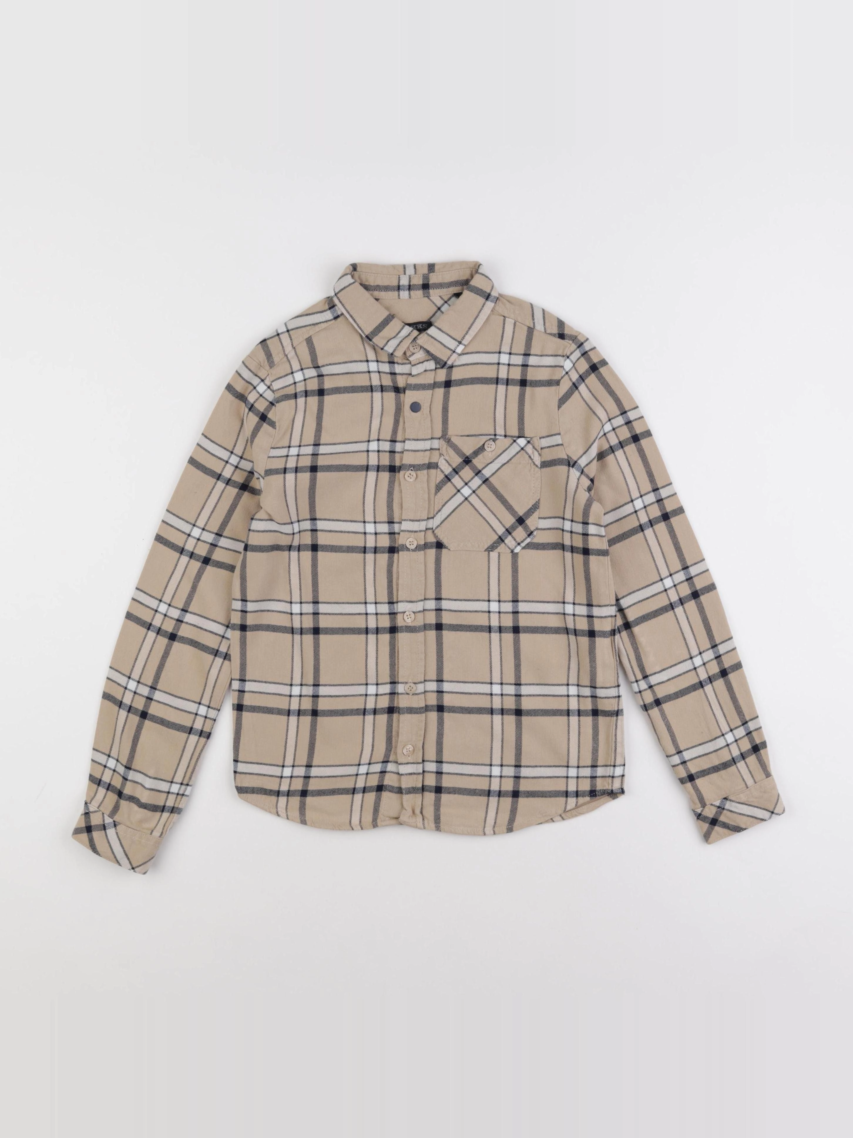 IKKS - chemise beige - 10 ans