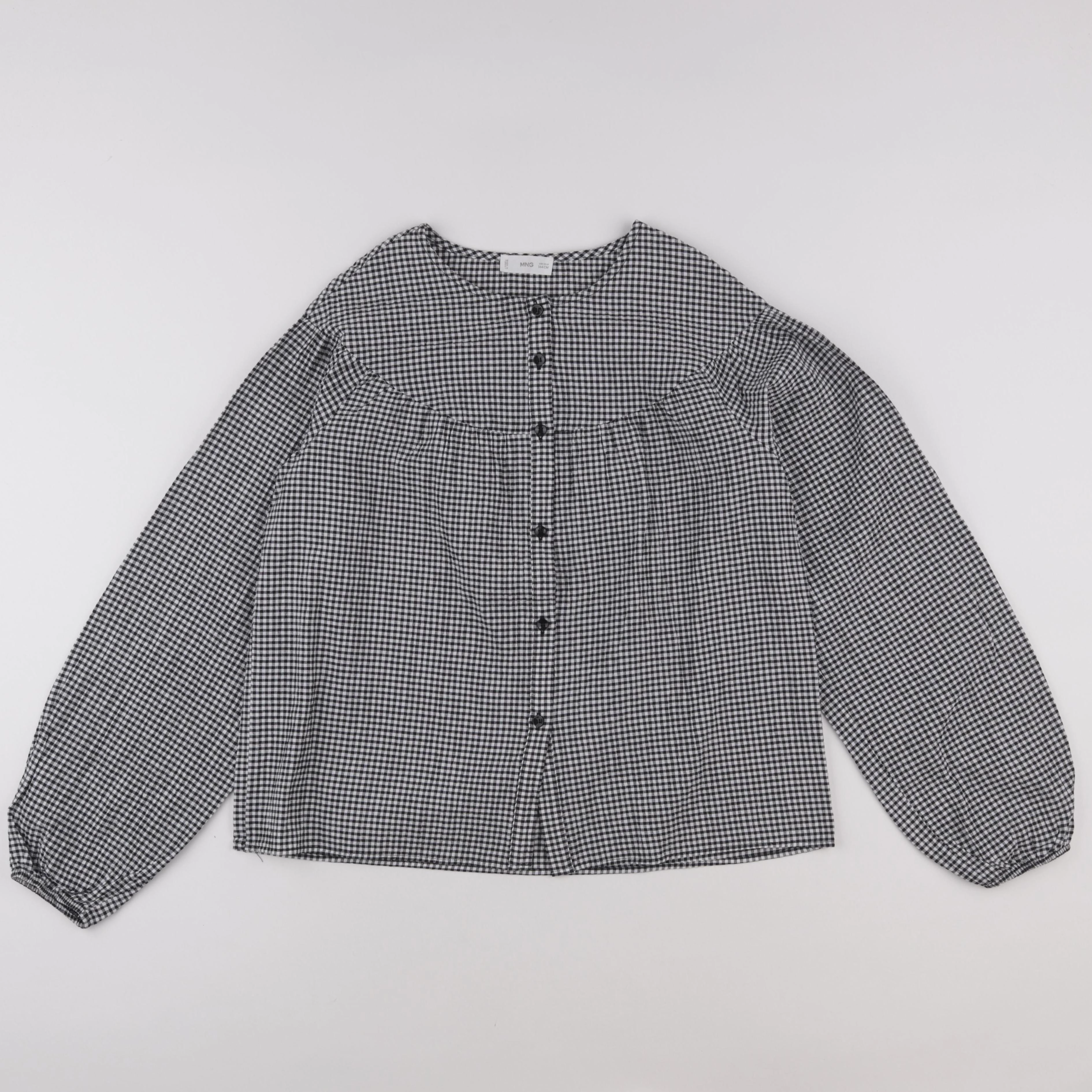 Mango - blouse blanc, noir - 13/14 ans
