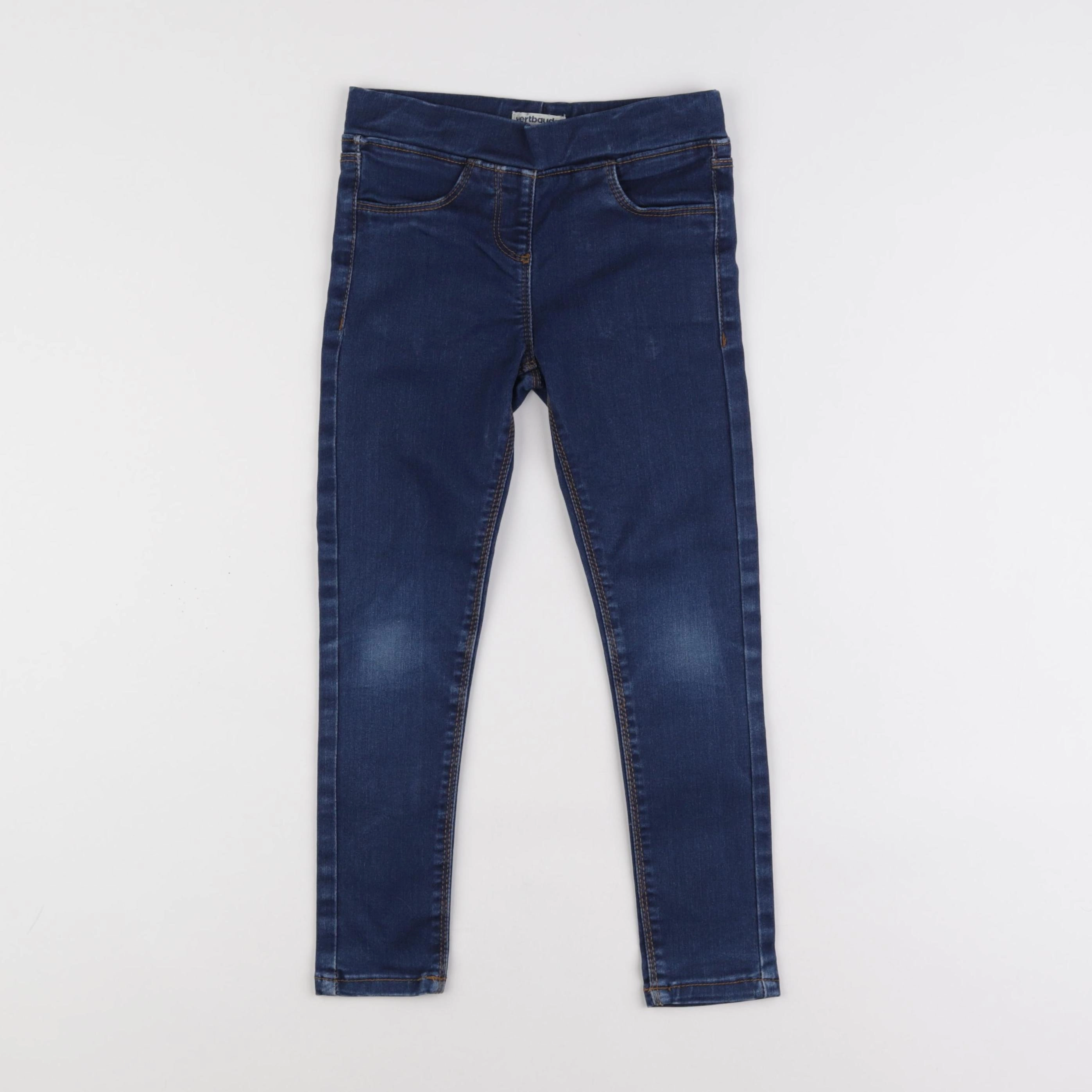 Vertbaudet - jegging bleu - 6 ans