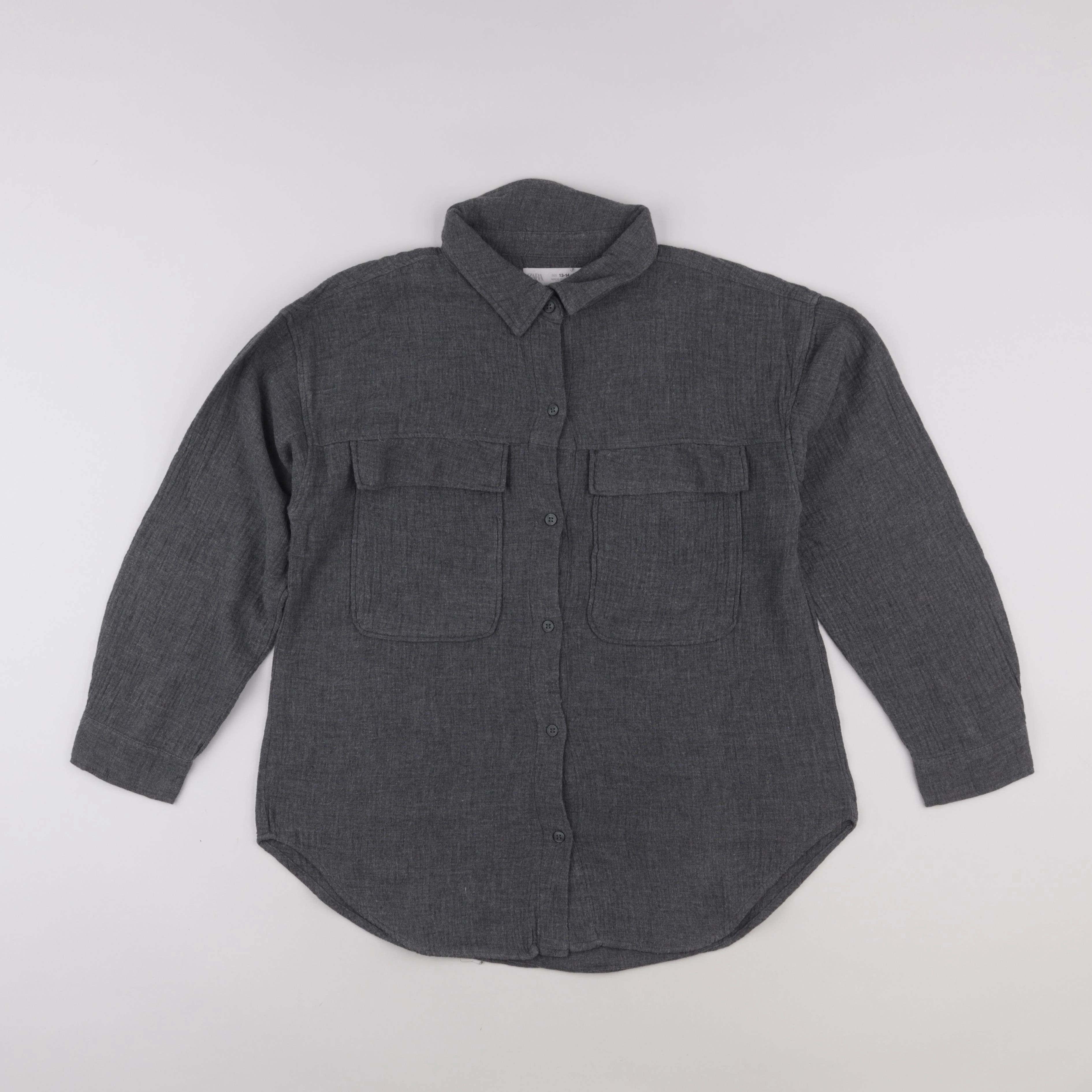 Zara - chemise gris - 13/14 ans