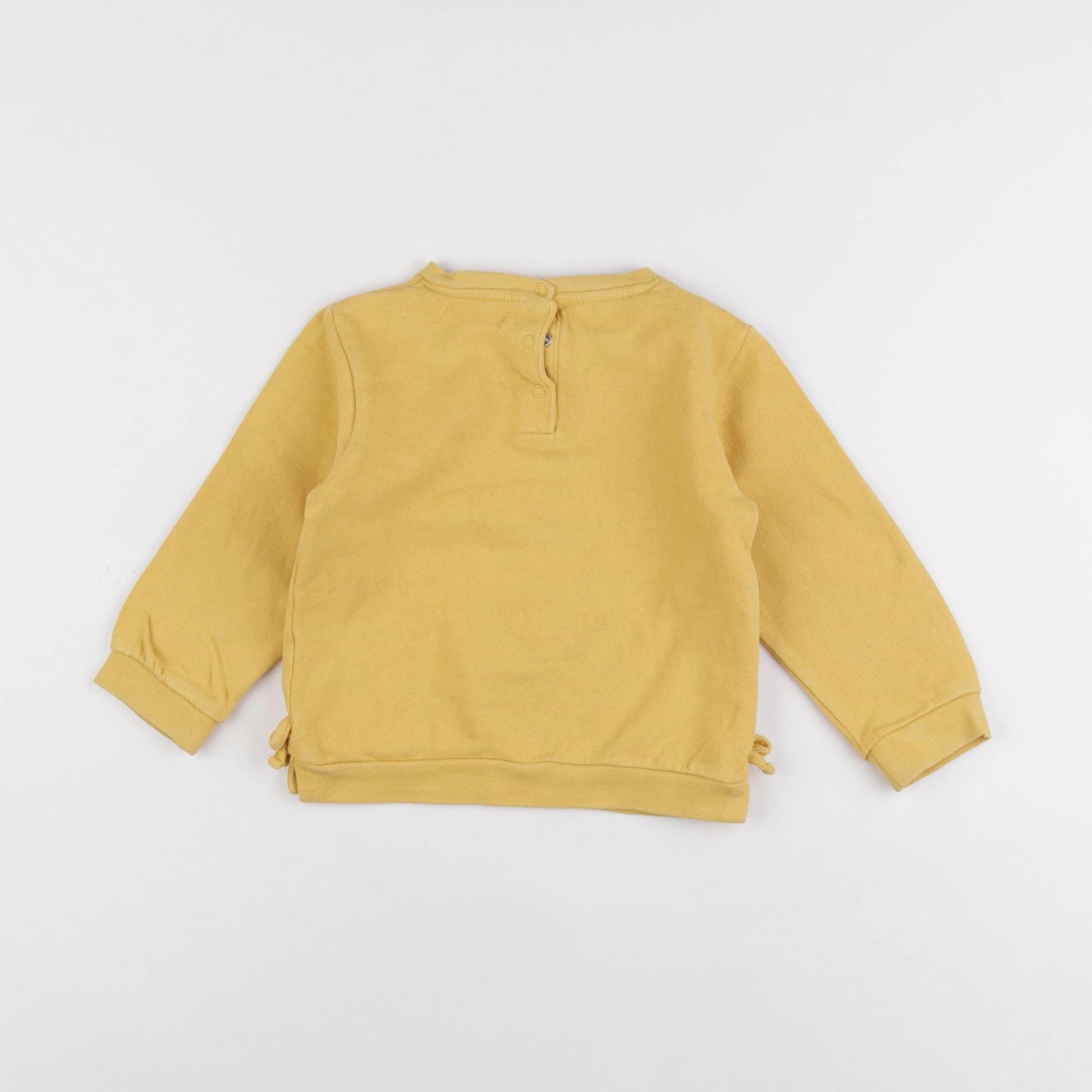Vertbaudet - sweat jaune - 2 ans