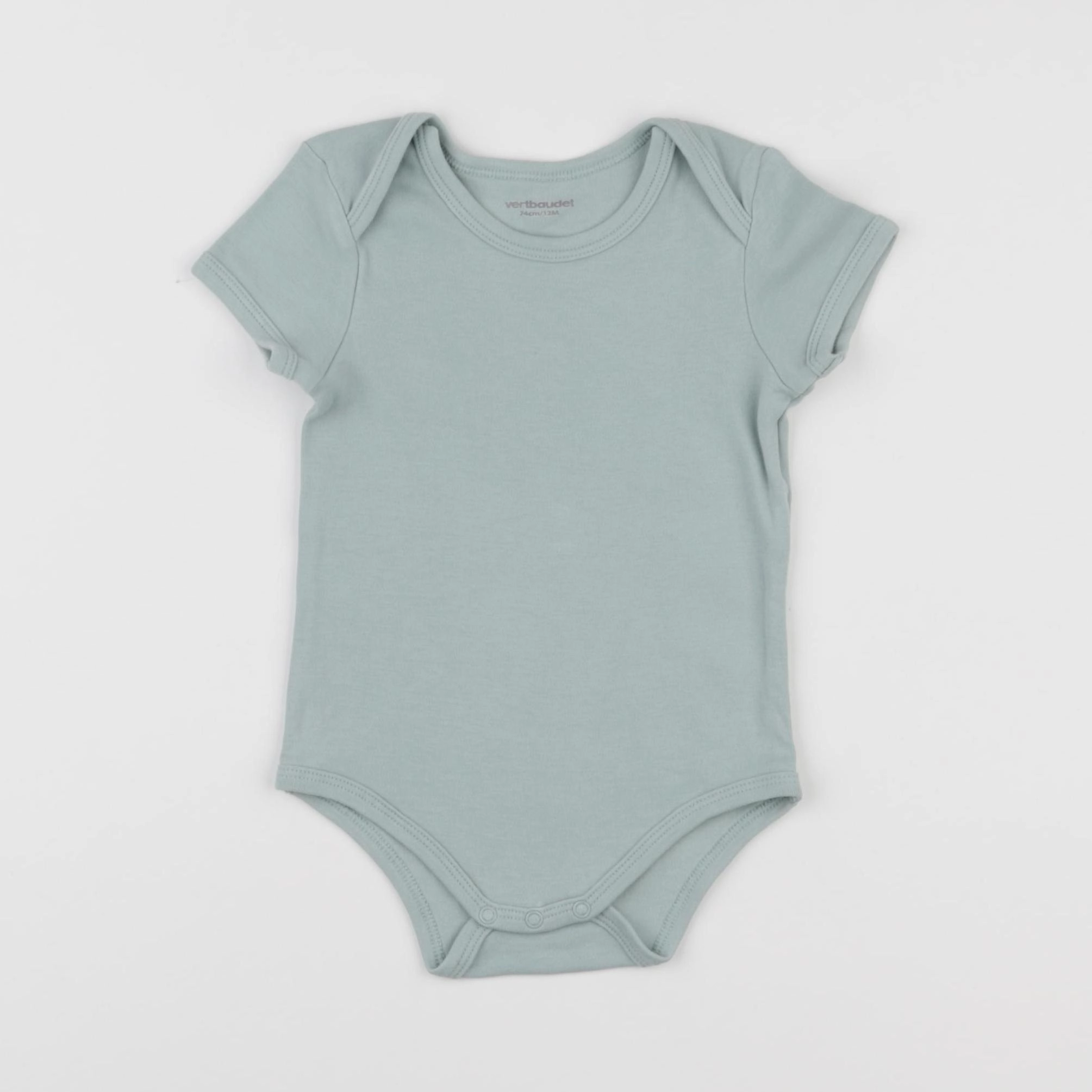 Vertbaudet - body vert - 12 mois