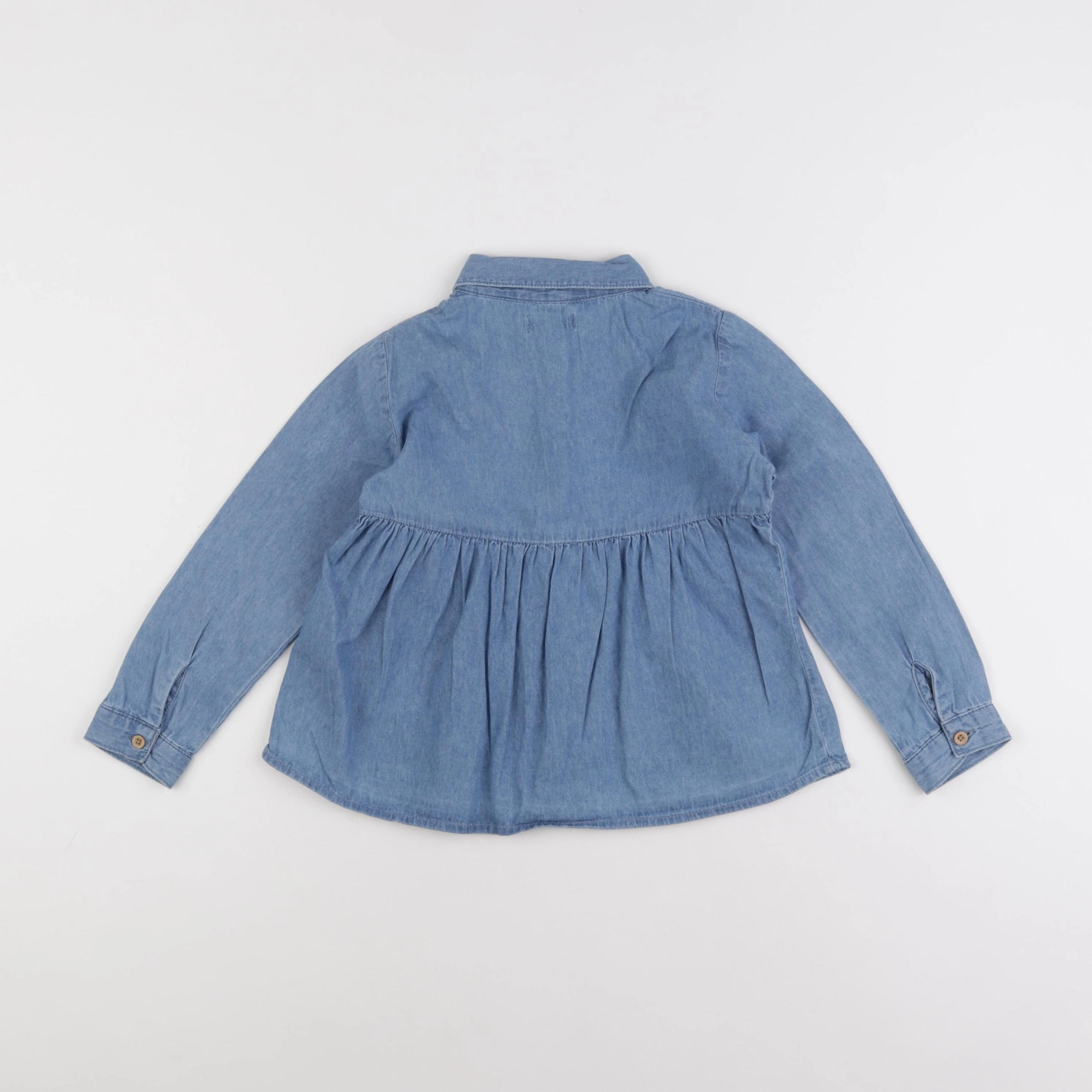 Vertbaudet - chemise bleu - 5 ans