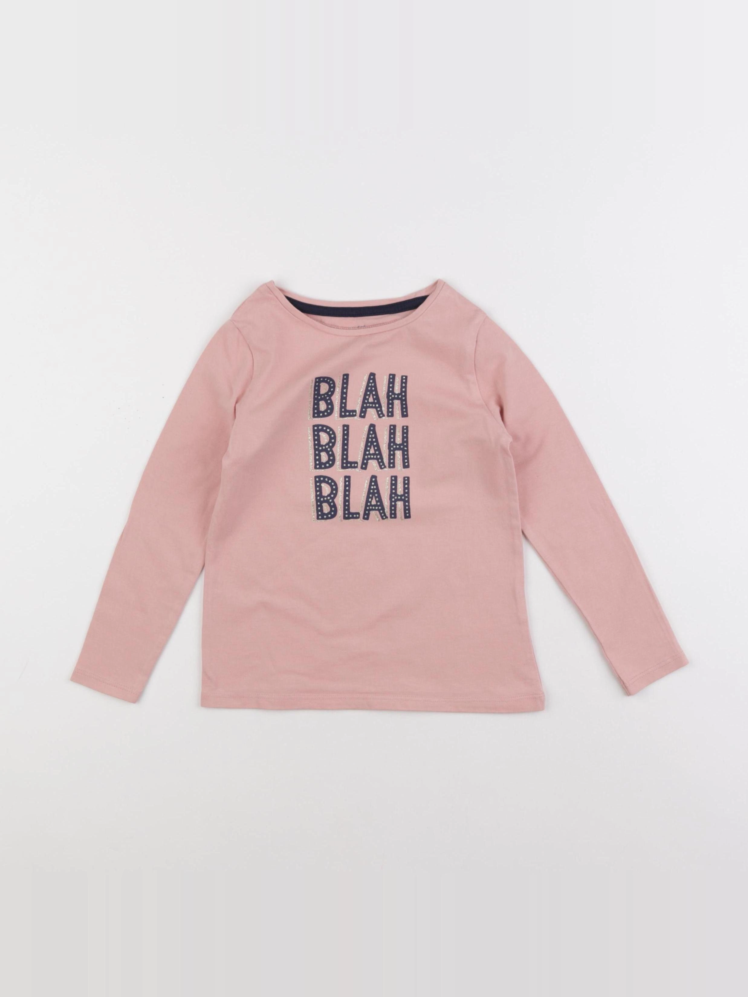 Vertbaudet - tee-shirt rose - 4 ans