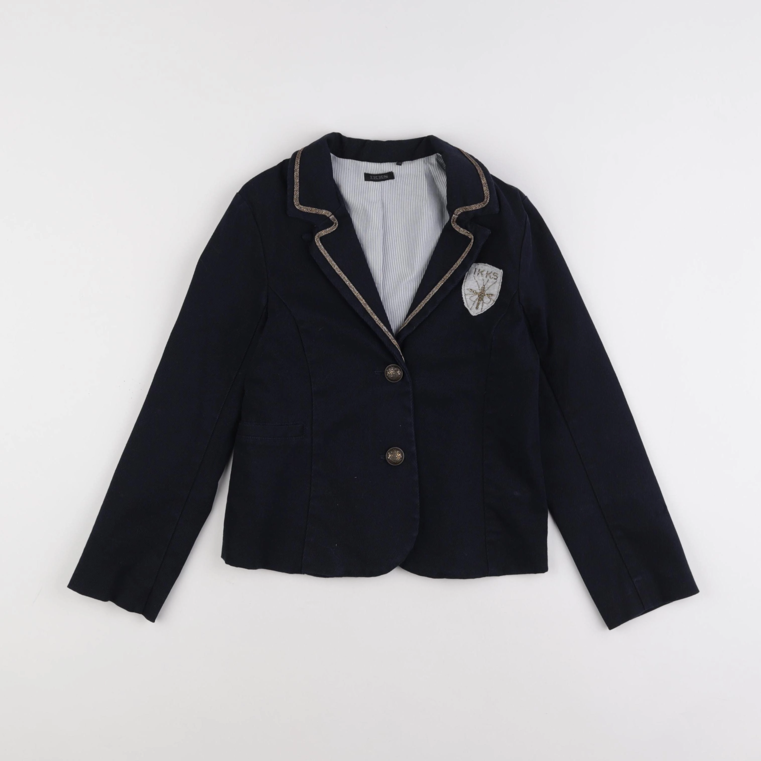 IKKS - veste bleu - 8 ans