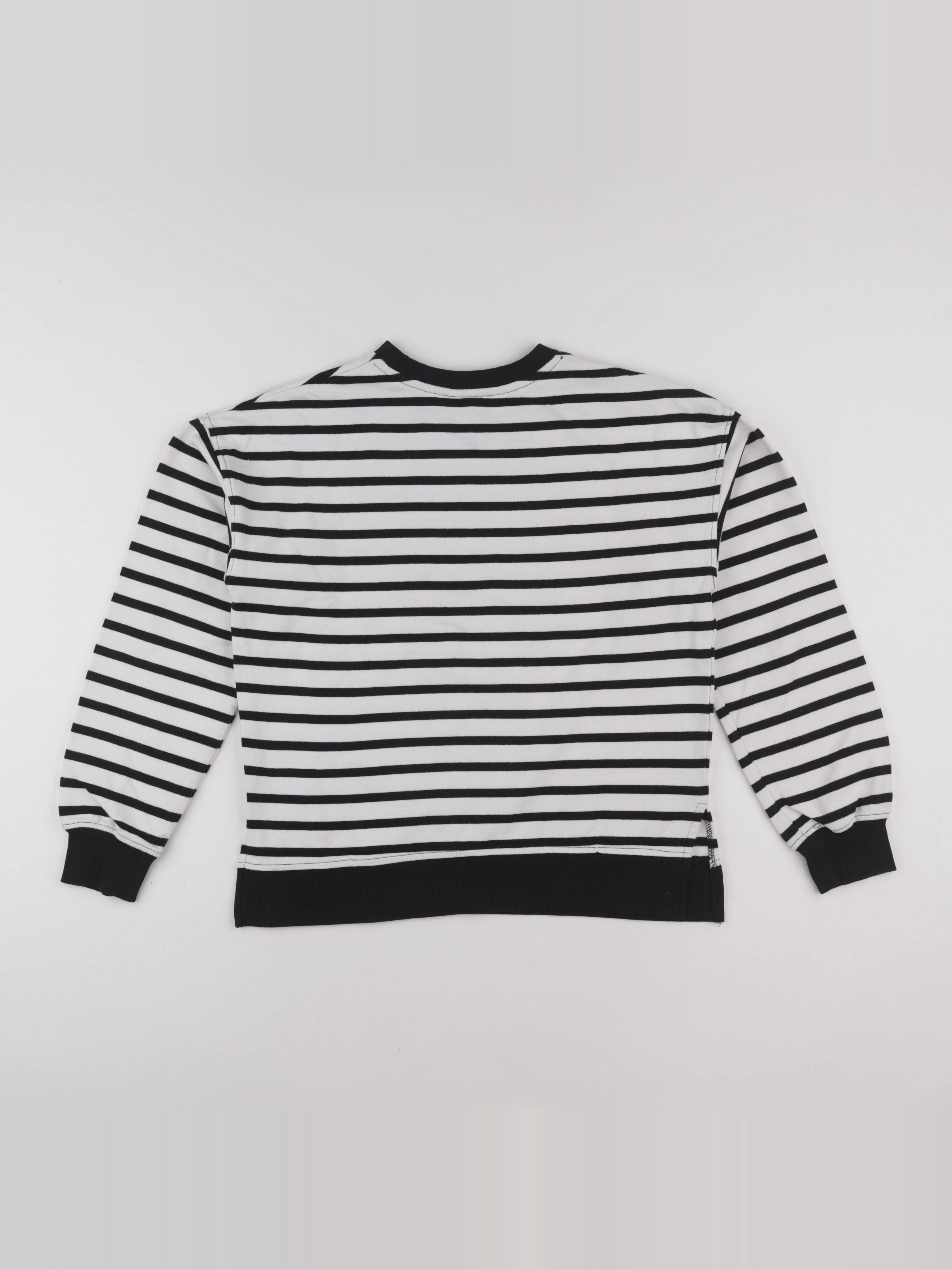 Mango - sweat blanc, noir - 13/14 ans