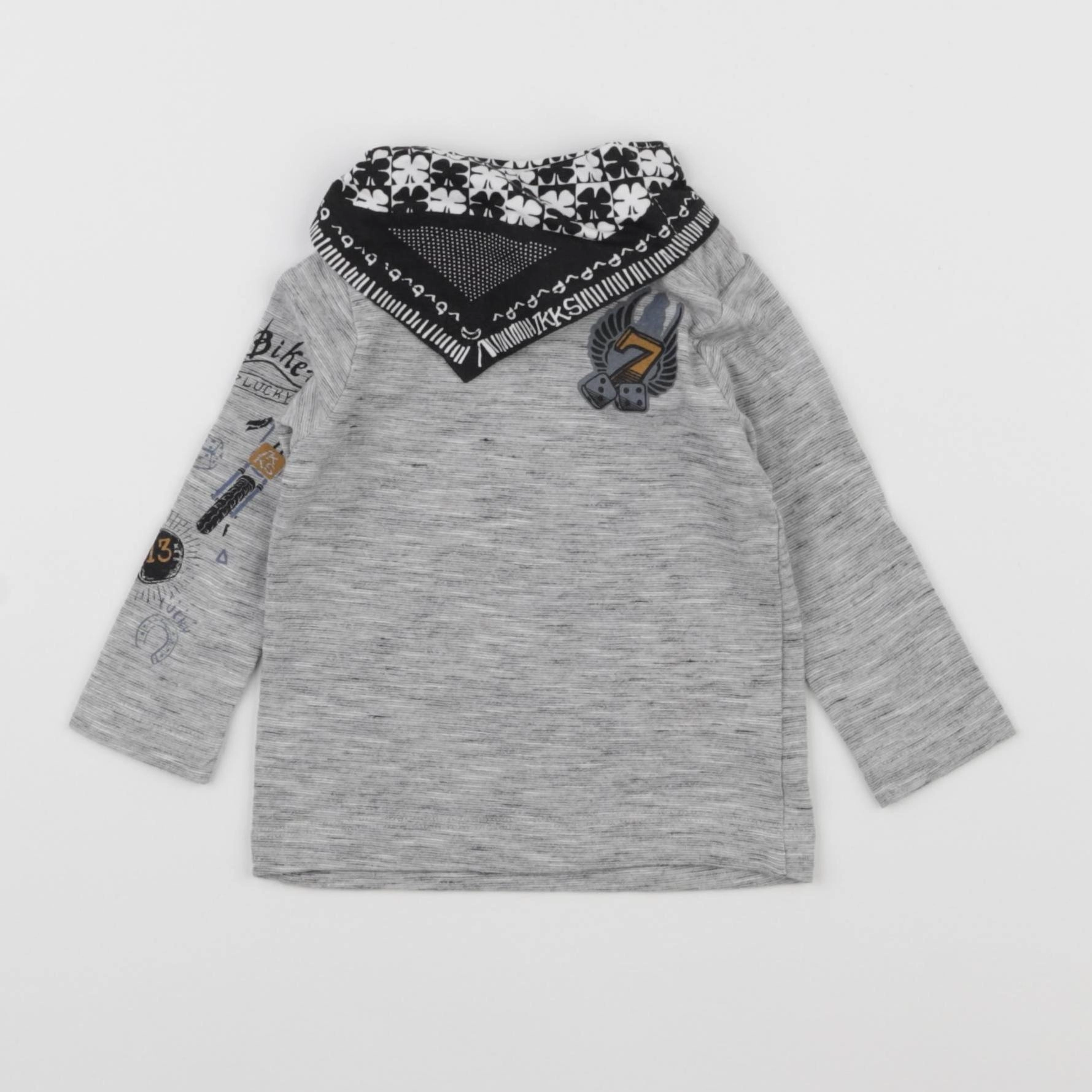 IKKS - tee-shirt gris - 3 mois