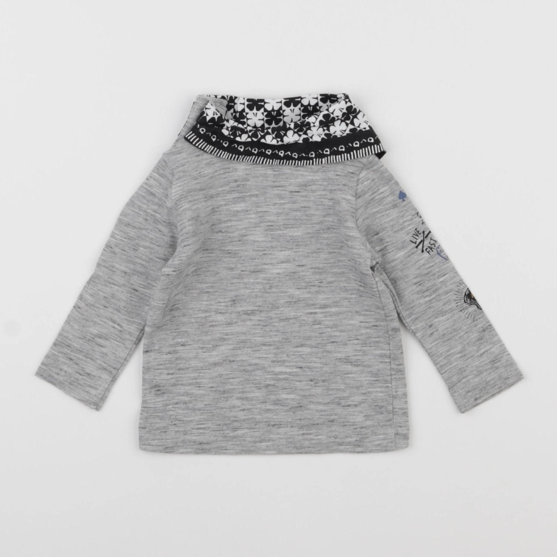 IKKS - tee-shirt gris - 3 mois