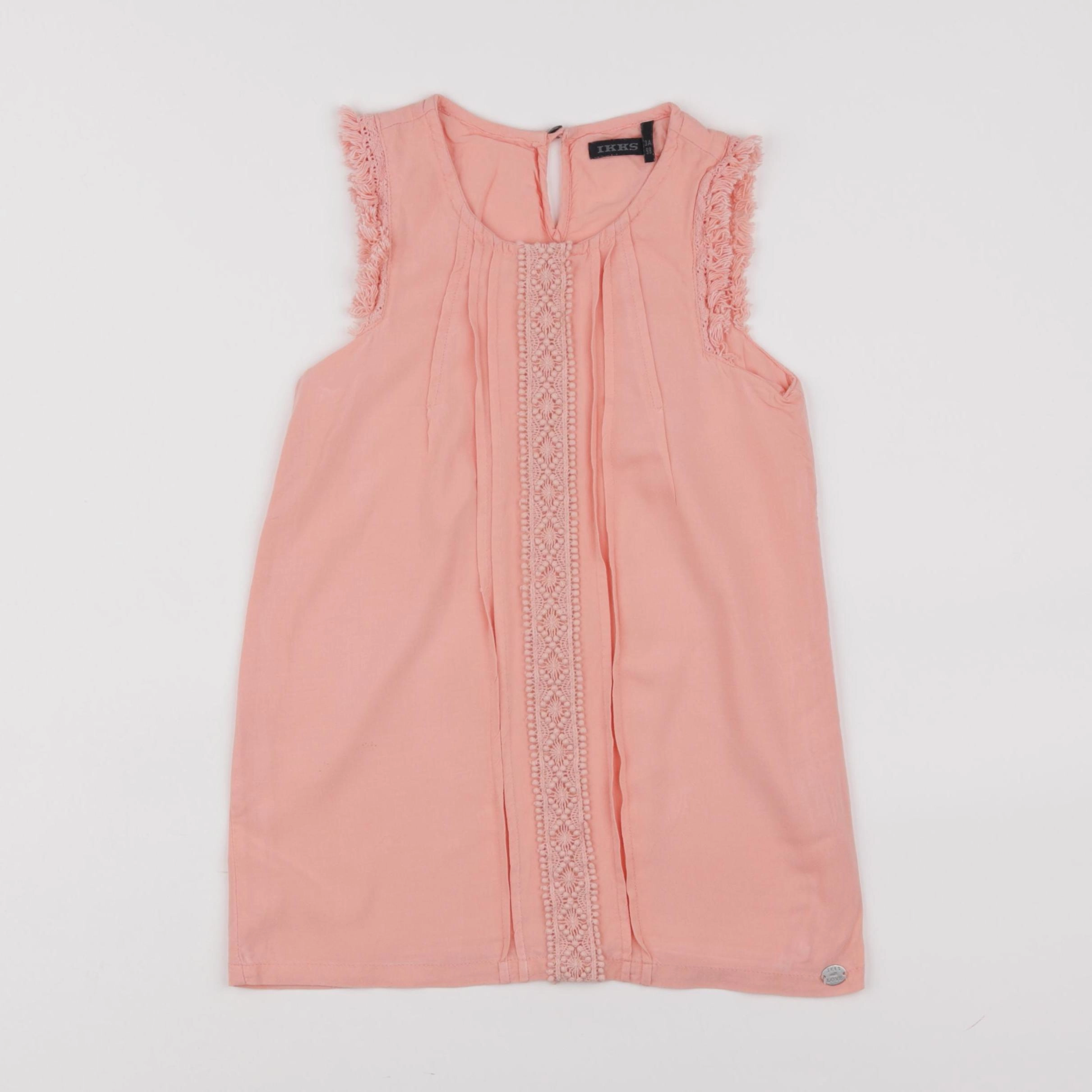 IKKS - robe rose - 3 ans