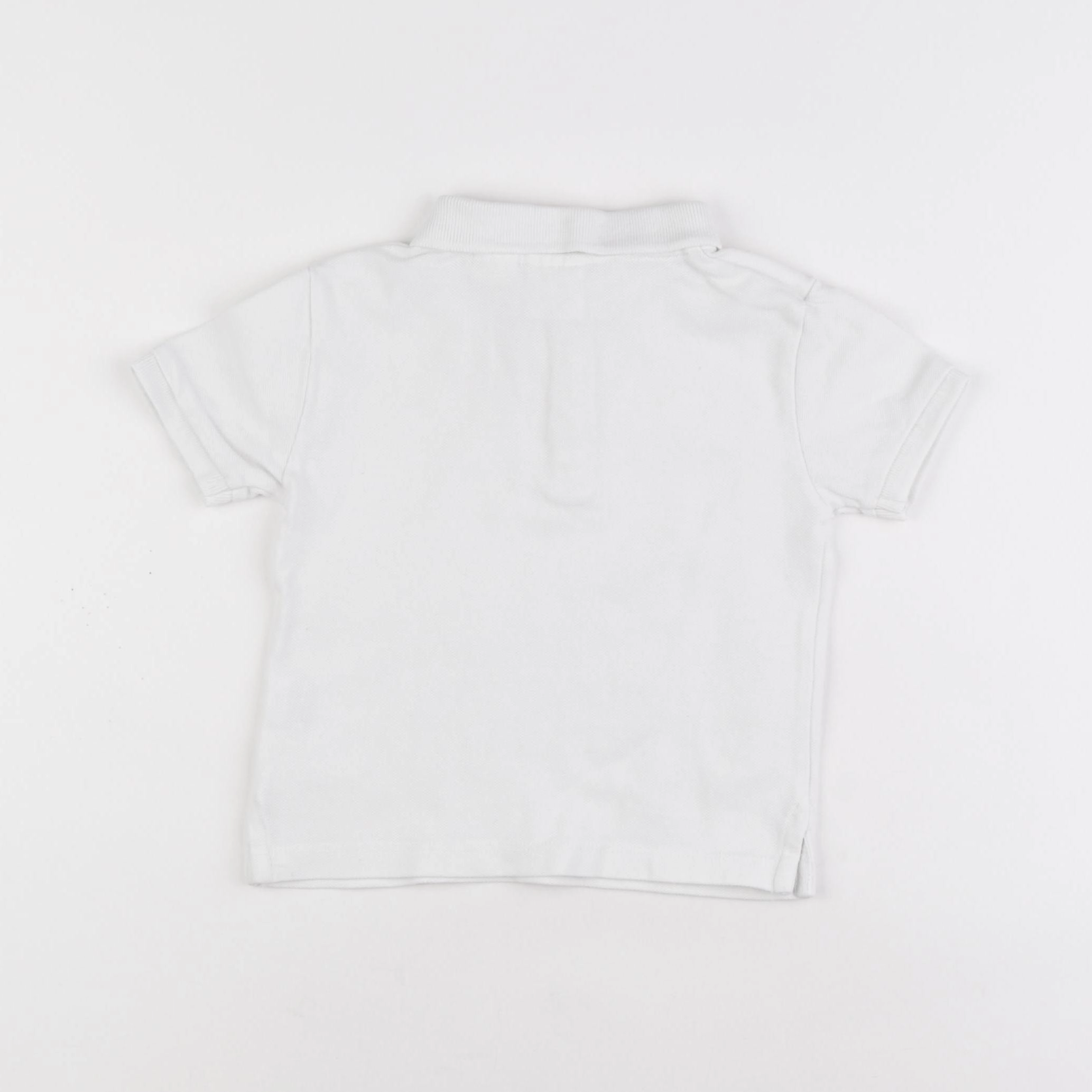 Zara - polo blanc - 12/18 mois