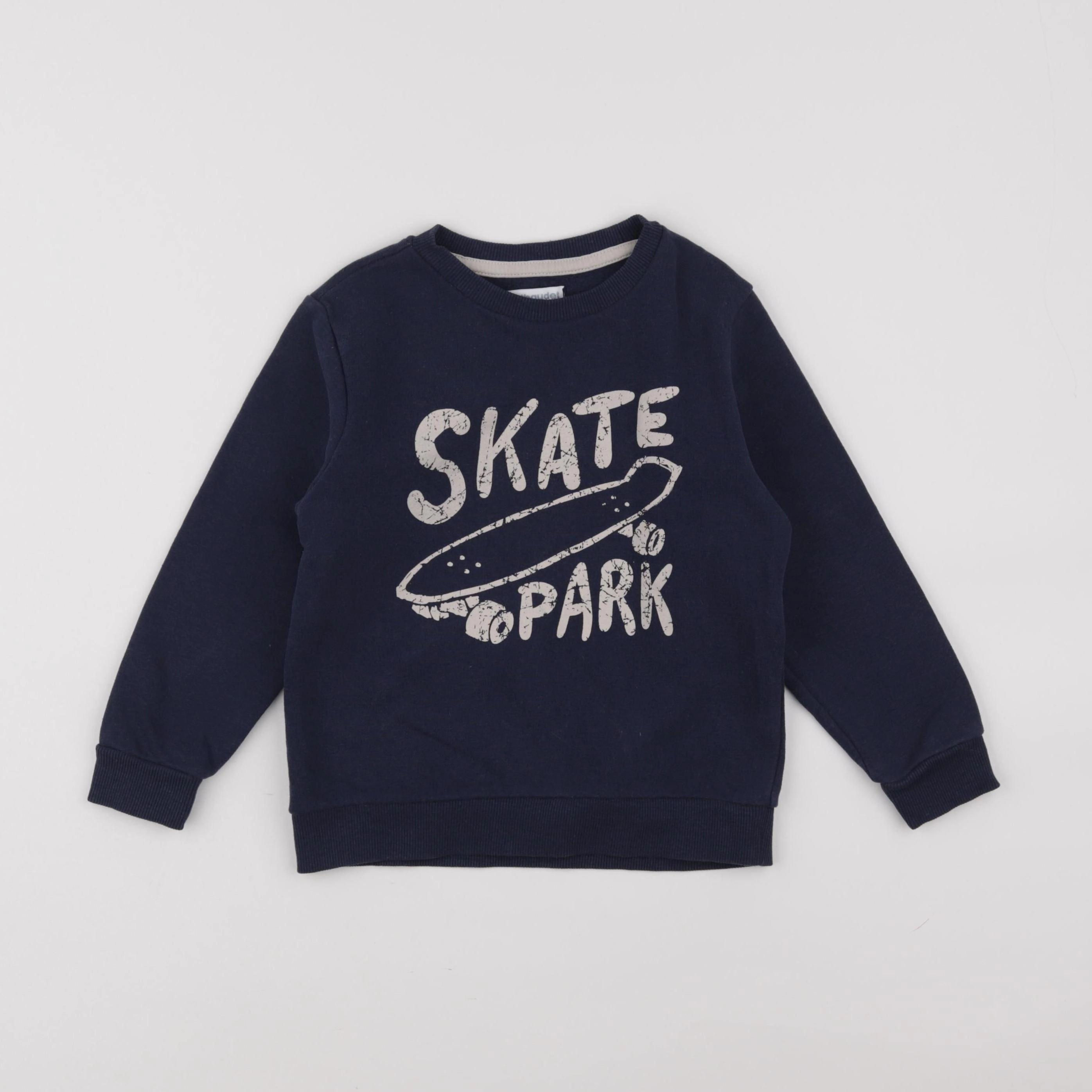 Vertbaudet - sweat bleu - 5 ans