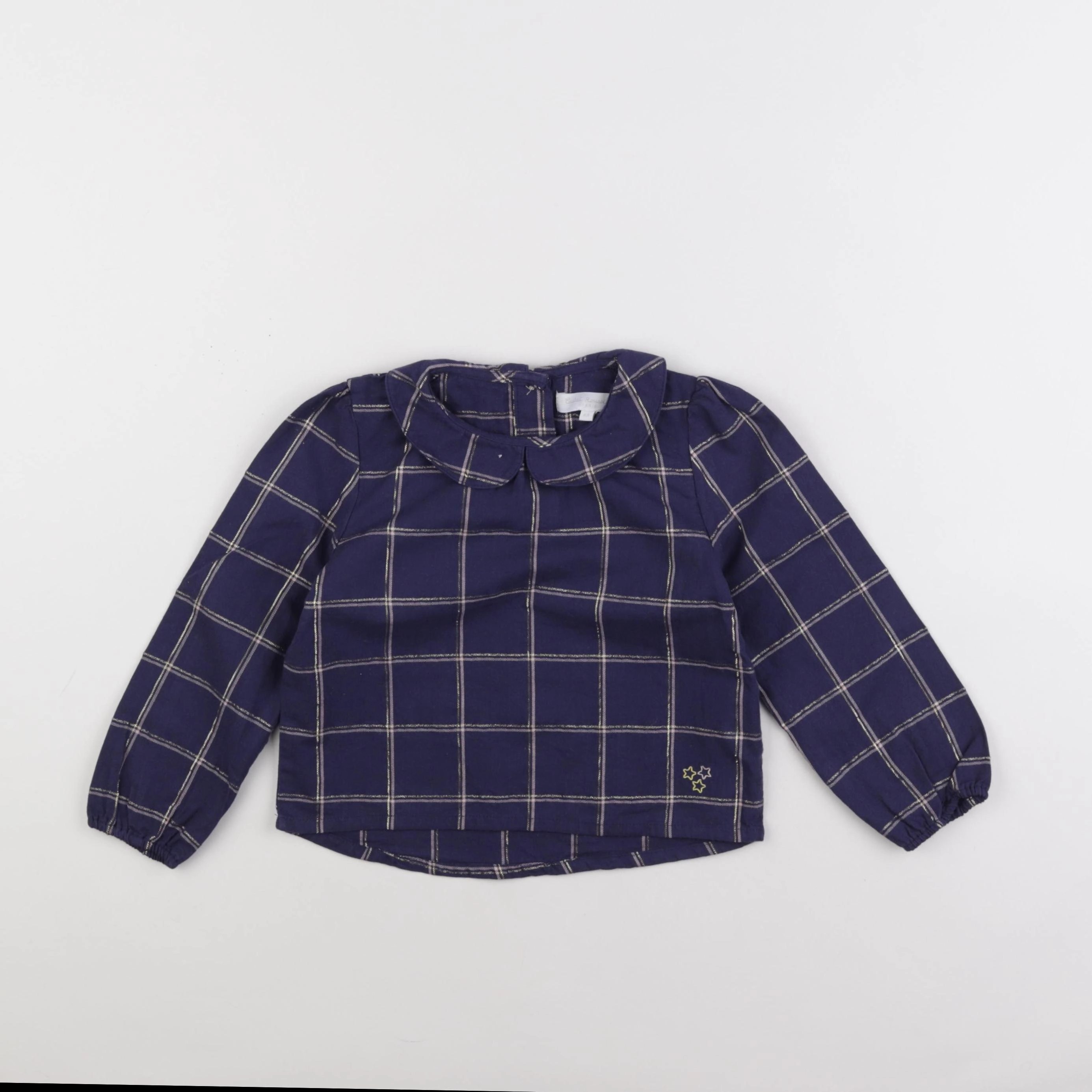 Cadet Rousselle - blouse bleu, or - 4 ans